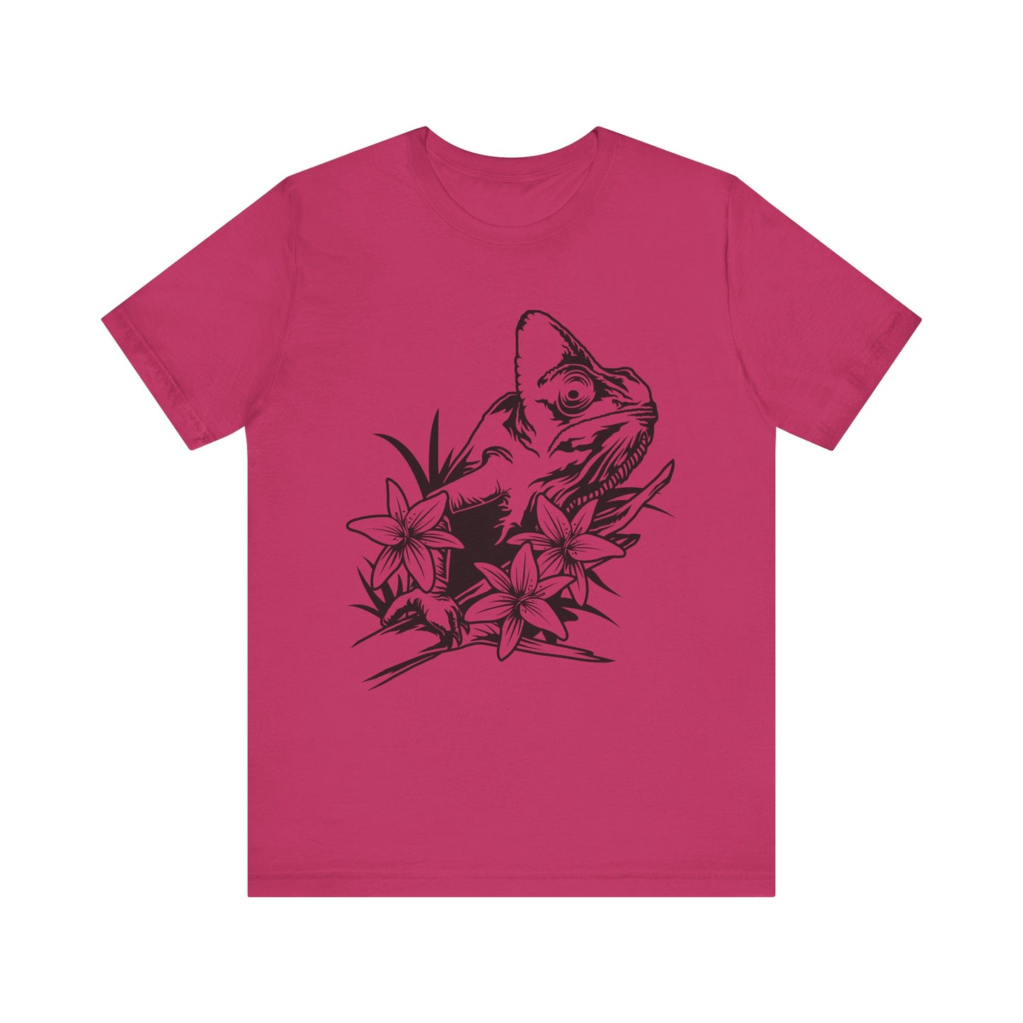 Chameleon Unisex Jersey Tee - Casual Everyday Wear - Great for Reptile Lovers