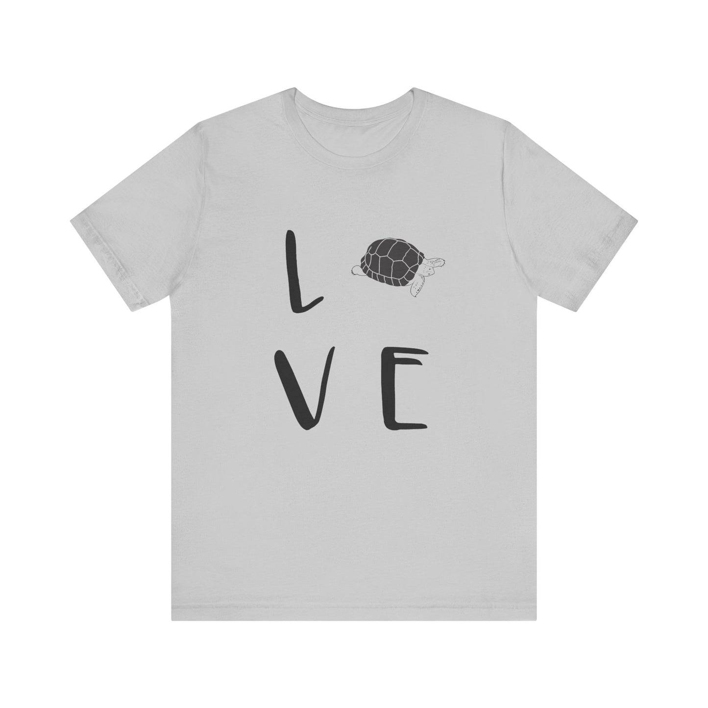 Tortoise Love Unisex Jersey Tee - Casual Everyday Wear - Great for Reptile Lovers