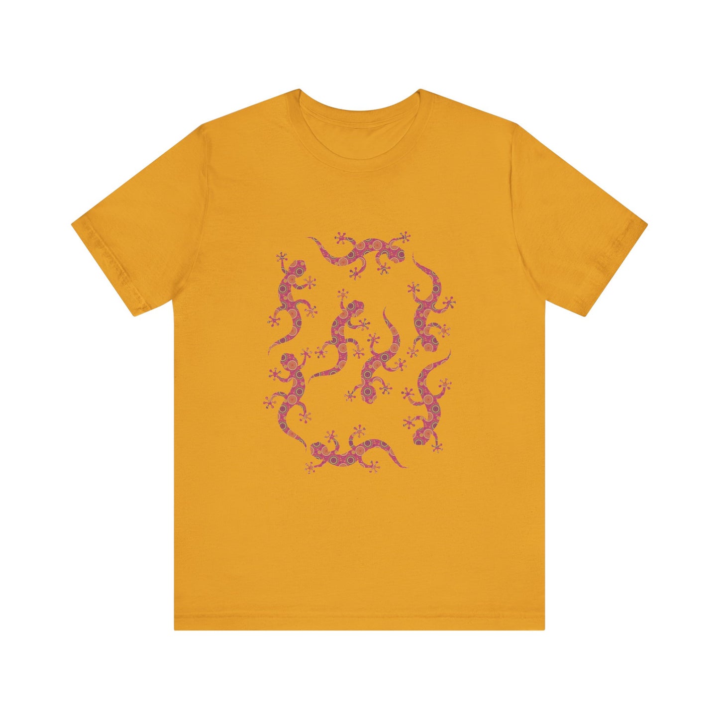 Lots of Geckos Unisex Jersey Tee - Casual Everyday Wear - Great for Reptile Lovers