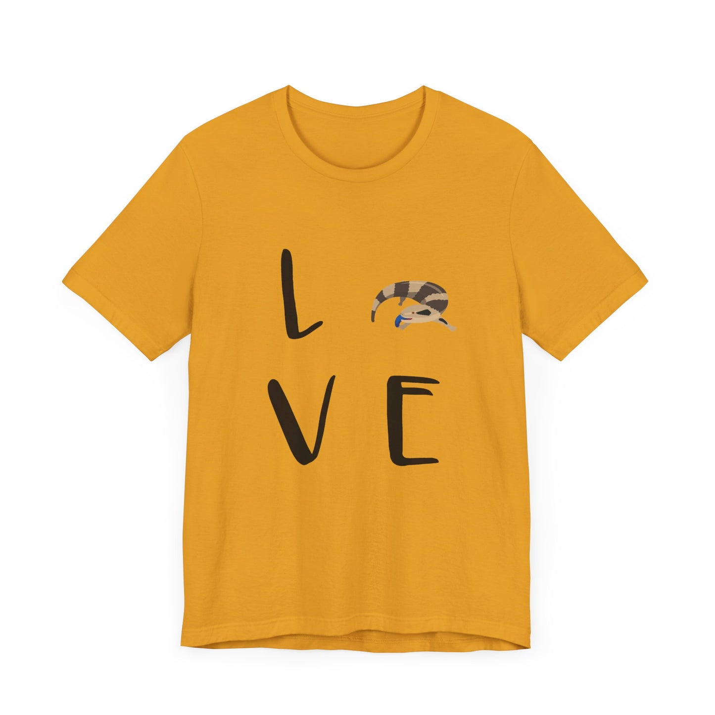 Blue-Tongued Skink Love Unisex Jersey Tee - Casual Everyday Wear - Great for Reptile Lovers