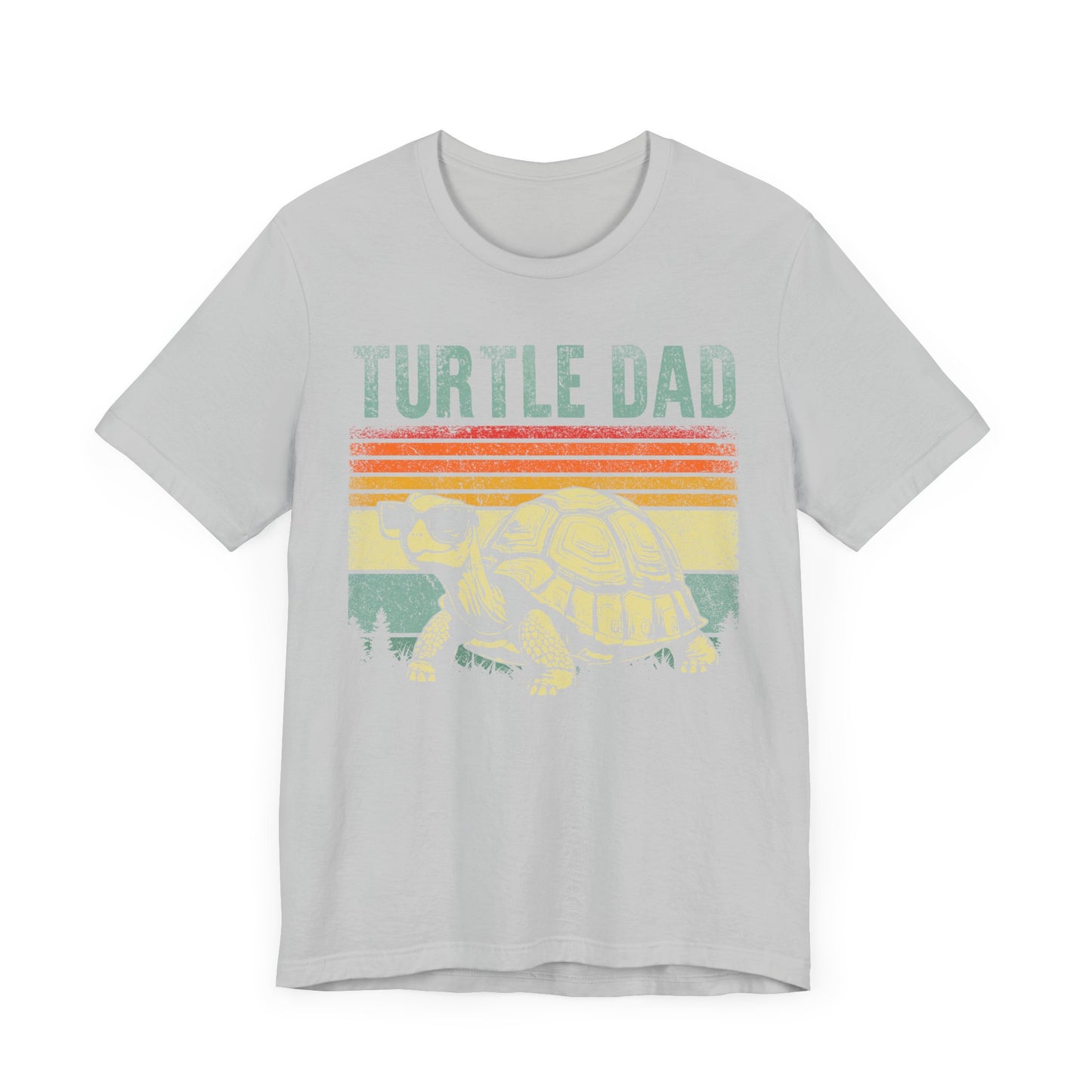 "Turtle Dad" Unisex Jersey Tee - Casual Everyday Wear - Great for Reptile Lovers