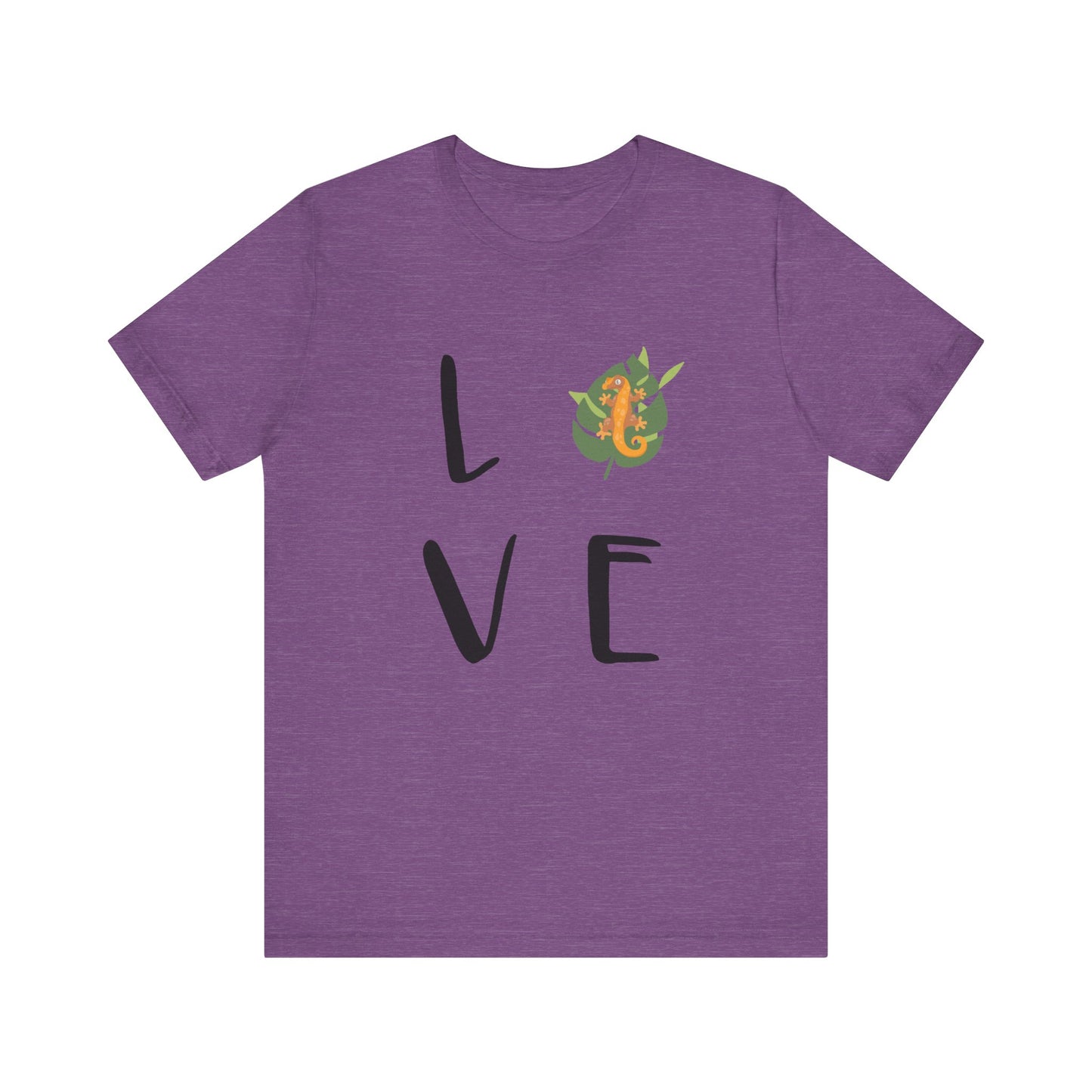 Crestie Love Unisex Jersey Tee - Casual Everyday Wear - Great for Reptile Lovers