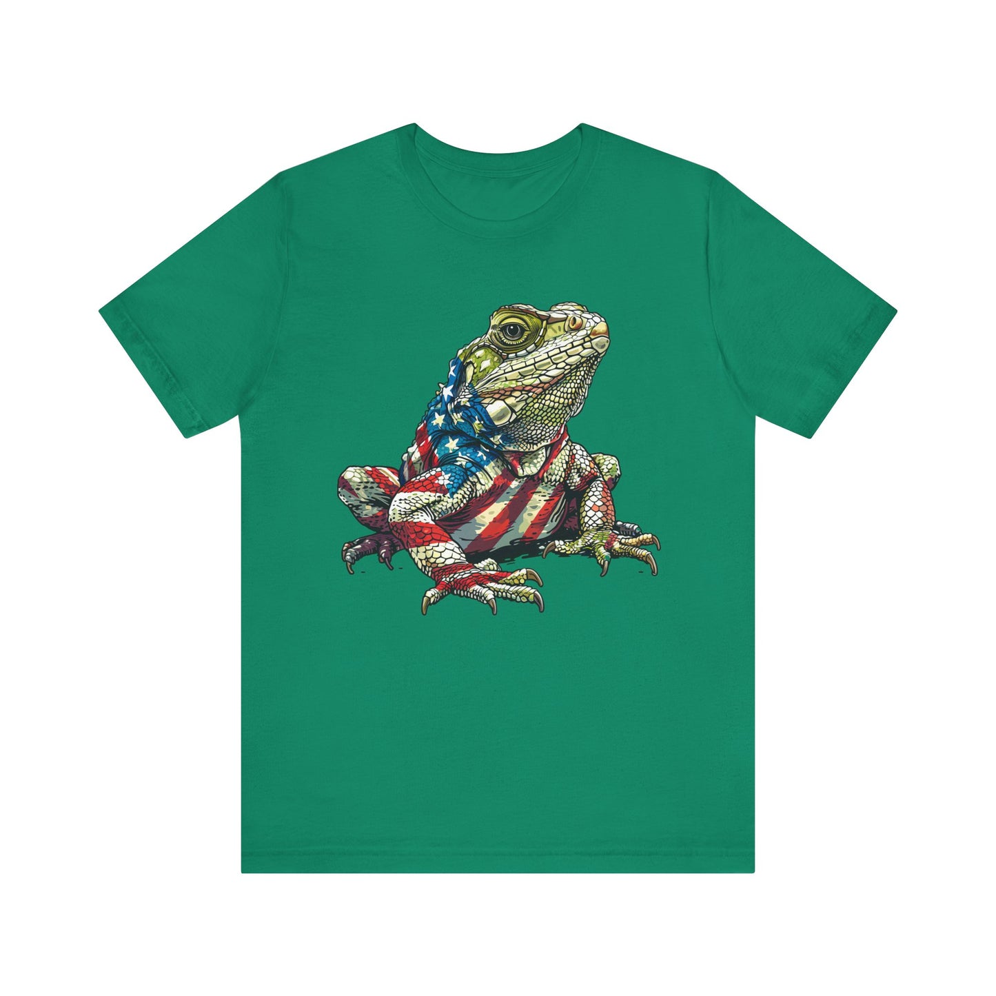American Iquana Unisex Jersey Tee - Casual Everyday Wear - Great for Reptile Lovers