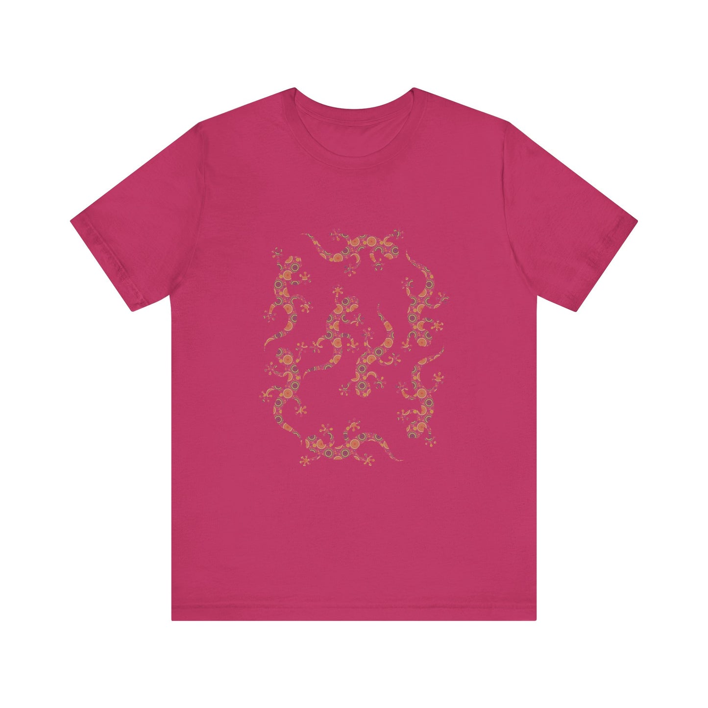 Lots of Geckos Unisex Jersey Tee - Casual Everyday Wear - Great for Reptile Lovers