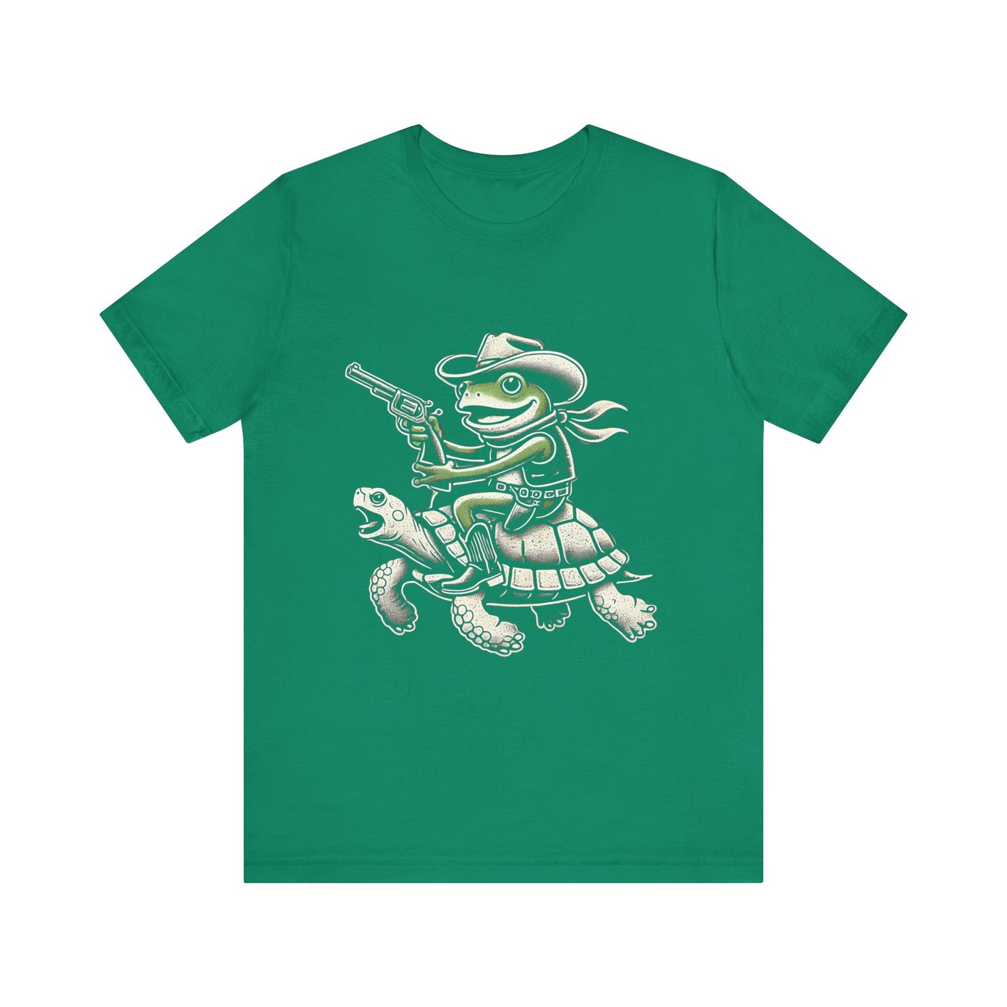 Cowboy Frog Unisex Jersey Tee - Casual Everyday Wear - Great for Reptile Lovers