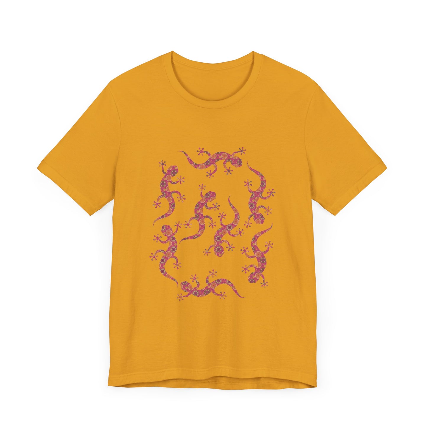 Lots of Geckos Unisex Jersey Tee - Casual Everyday Wear - Great for Reptile Lovers
