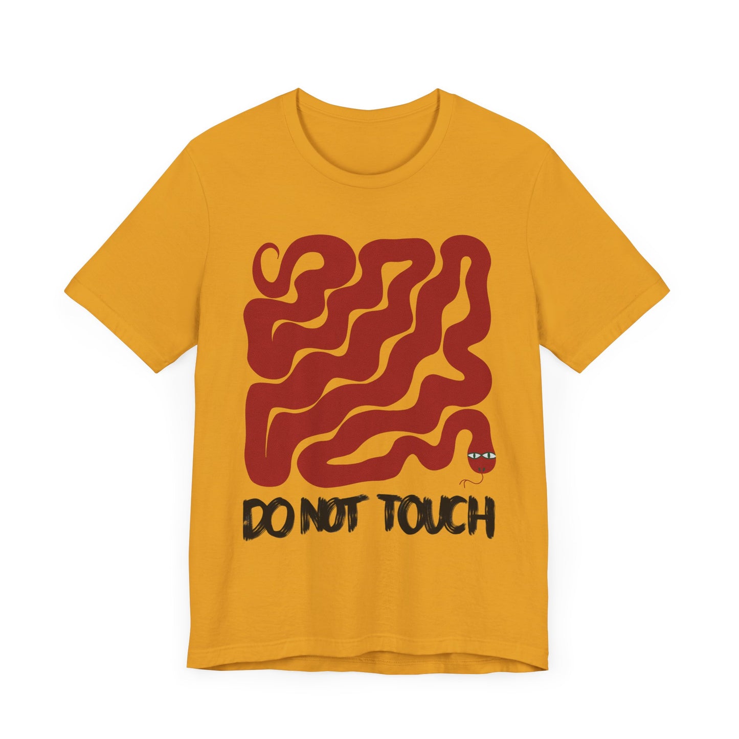 "Do Not Touch" Unisex Jersey Tee - Casual Everyday Wear - Great for Reptile Lovers