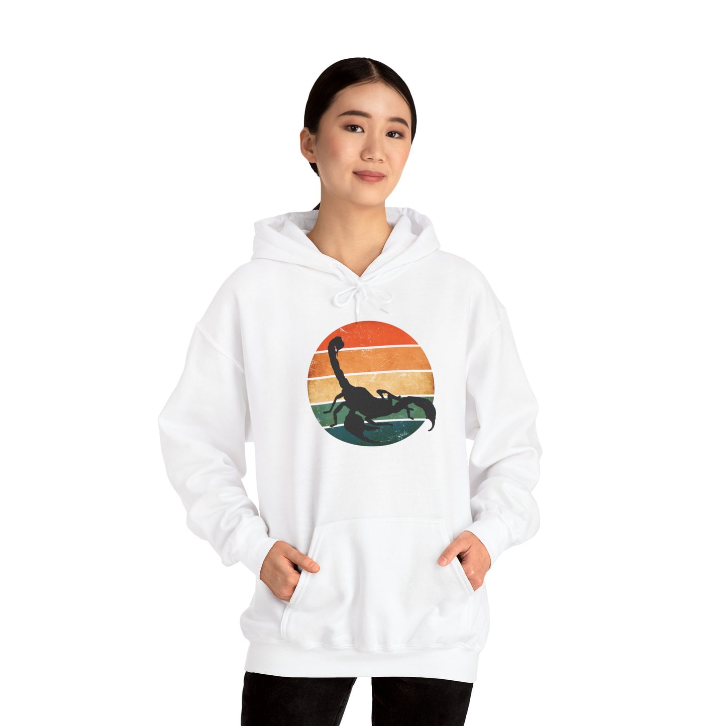 Scorpion Unisex Hooded Sweatshirt with Bold Print - Great for Reptile Lovers