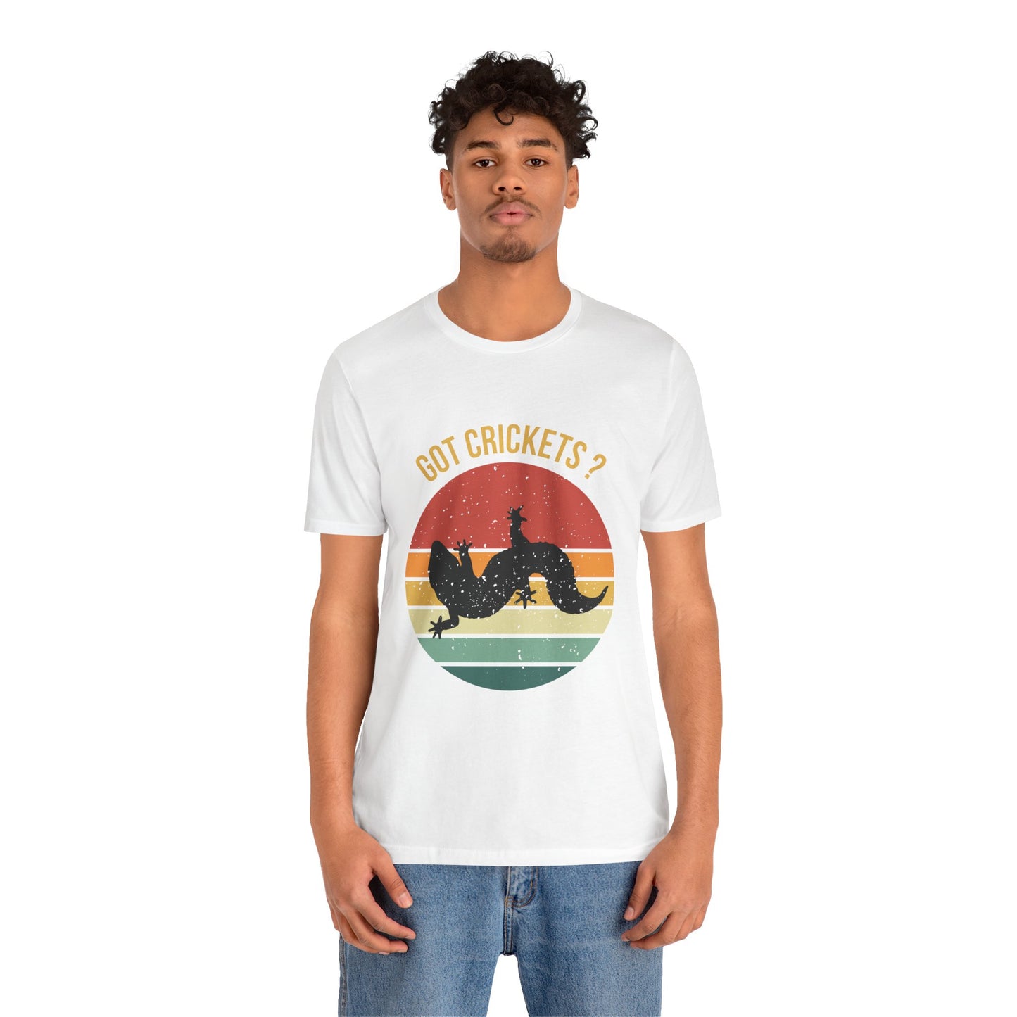 "Got Crickets" Unisex Jersey Tee - Casual Everyday Wear - Great for Reptile Lovers