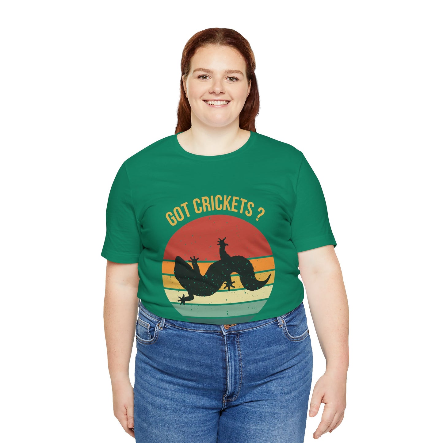 "Got Crickets" Unisex Jersey Tee - Casual Everyday Wear - Great for Reptile Lovers