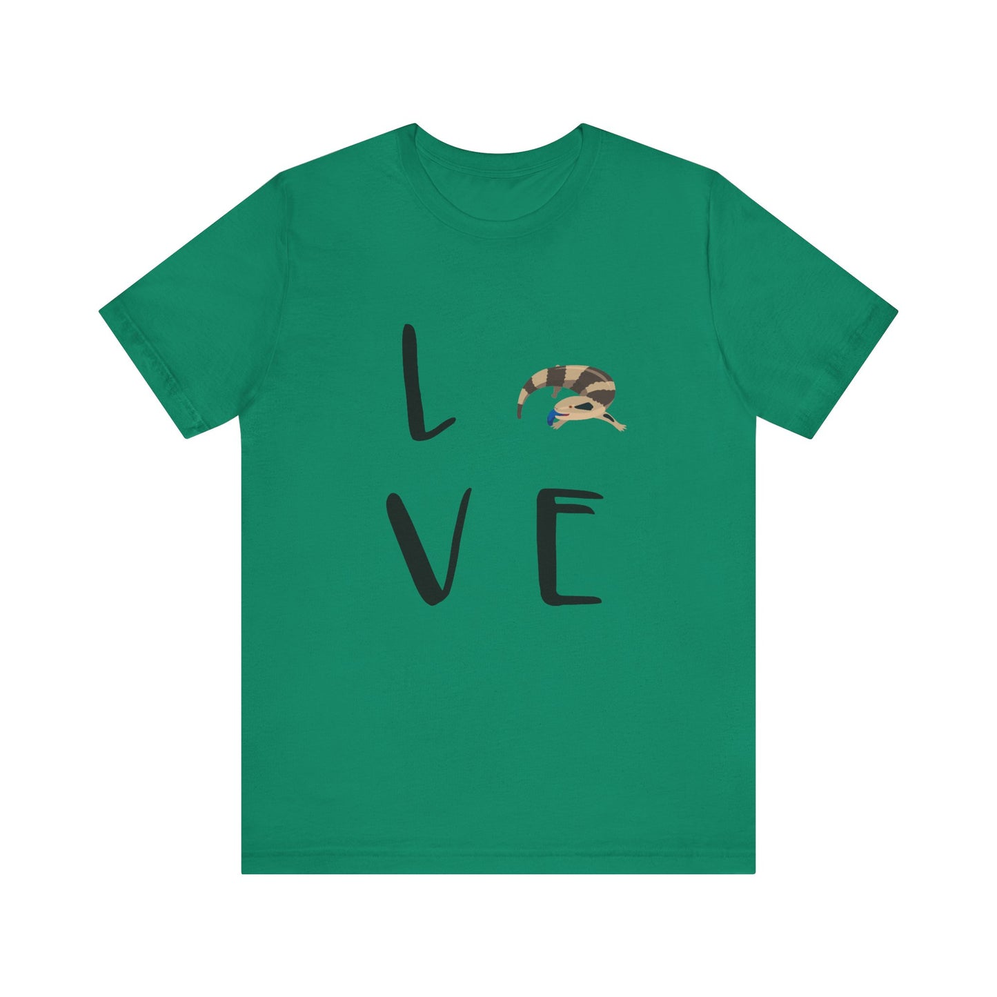 Blue-Tongued Skink Love Unisex Jersey Tee - Casual Everyday Wear - Great for Reptile Lovers