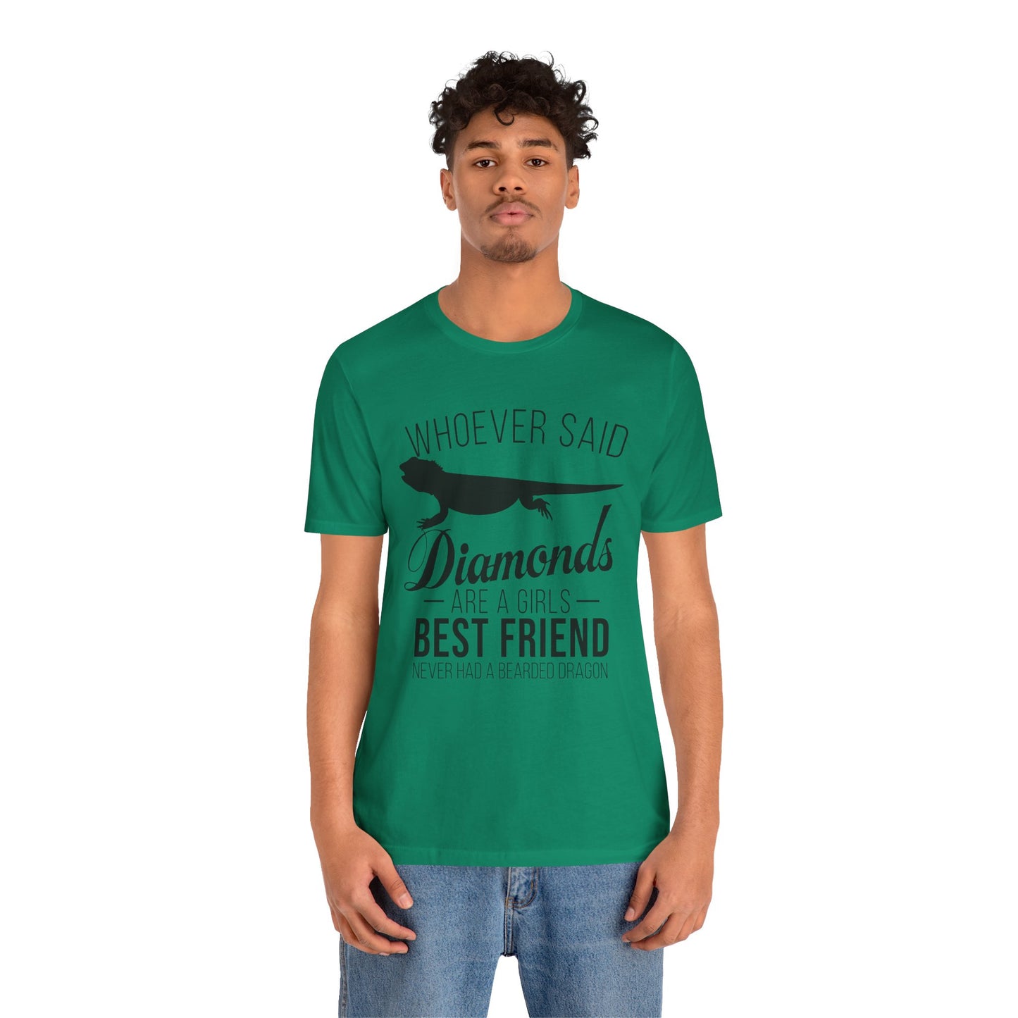 Dragons Are a Girl's Best Friend Unisex Jersey Tee - Casual Everyday Wear - Great for Reptile Lovers