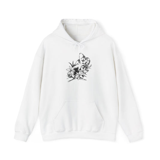Chameleon Unisex Hooded Sweatshirt with Bold Print - Great for Reptile Lovers