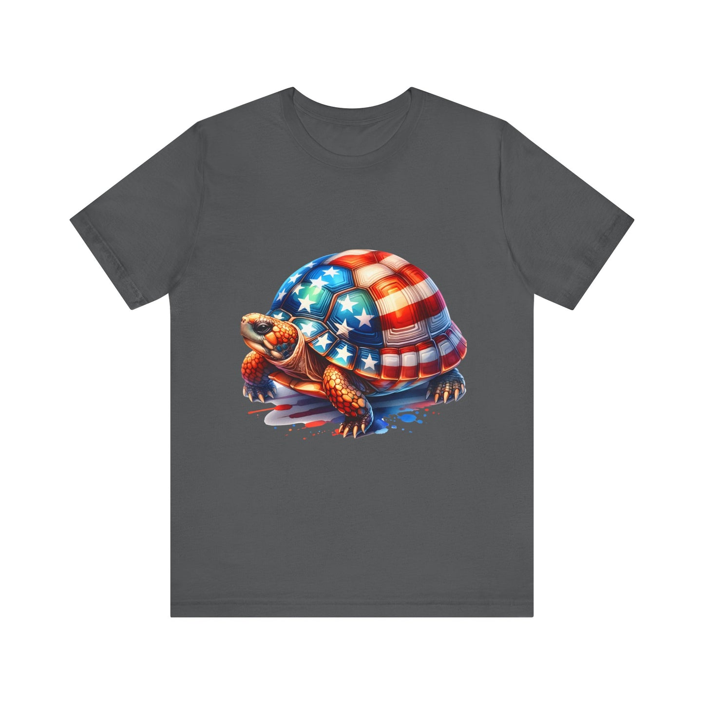 American Turtle Unisex Jersey Tee - Casual Everyday Wear - Great for Reptile Lovers