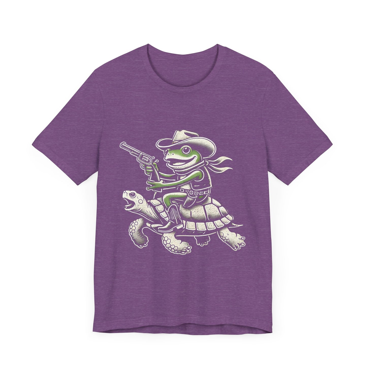 Cowboy Frog Unisex Jersey Tee - Casual Everyday Wear - Great for Reptile Lovers