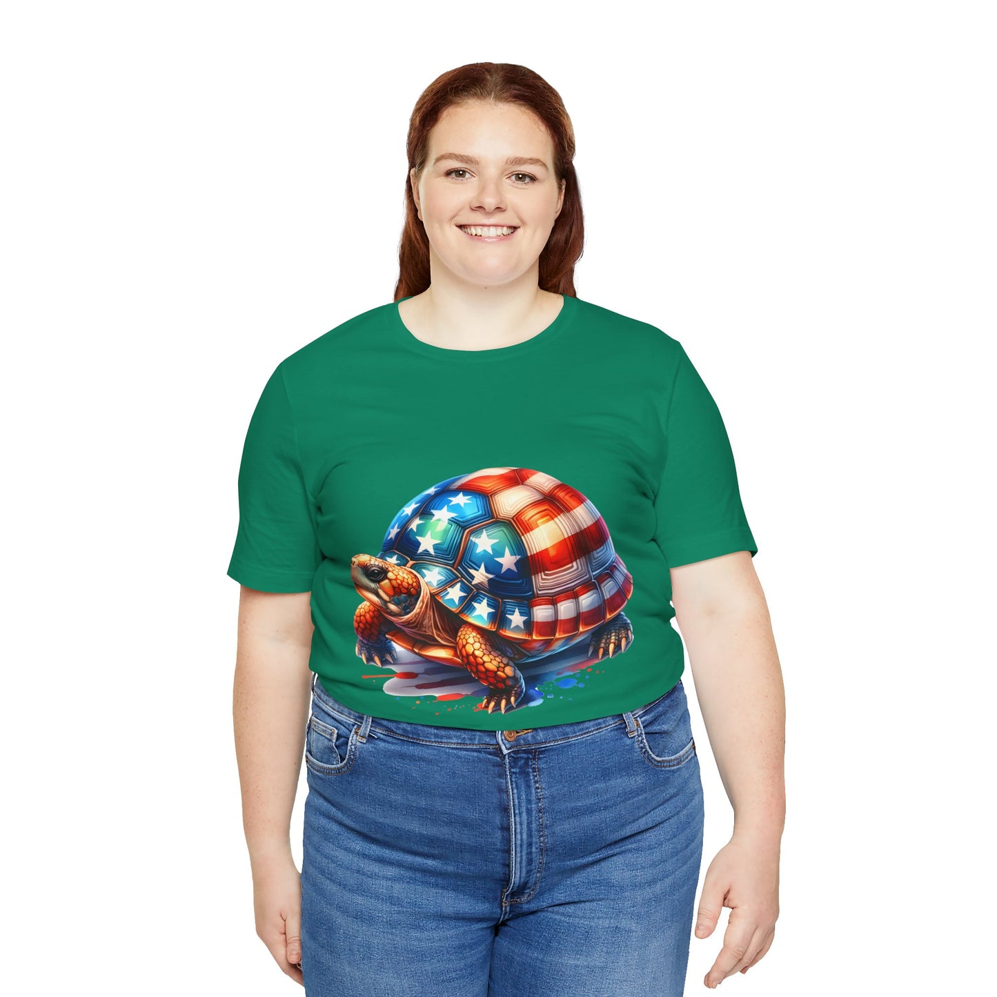 American Turtle Unisex Jersey Tee - Casual Everyday Wear - Great for Reptile Lovers