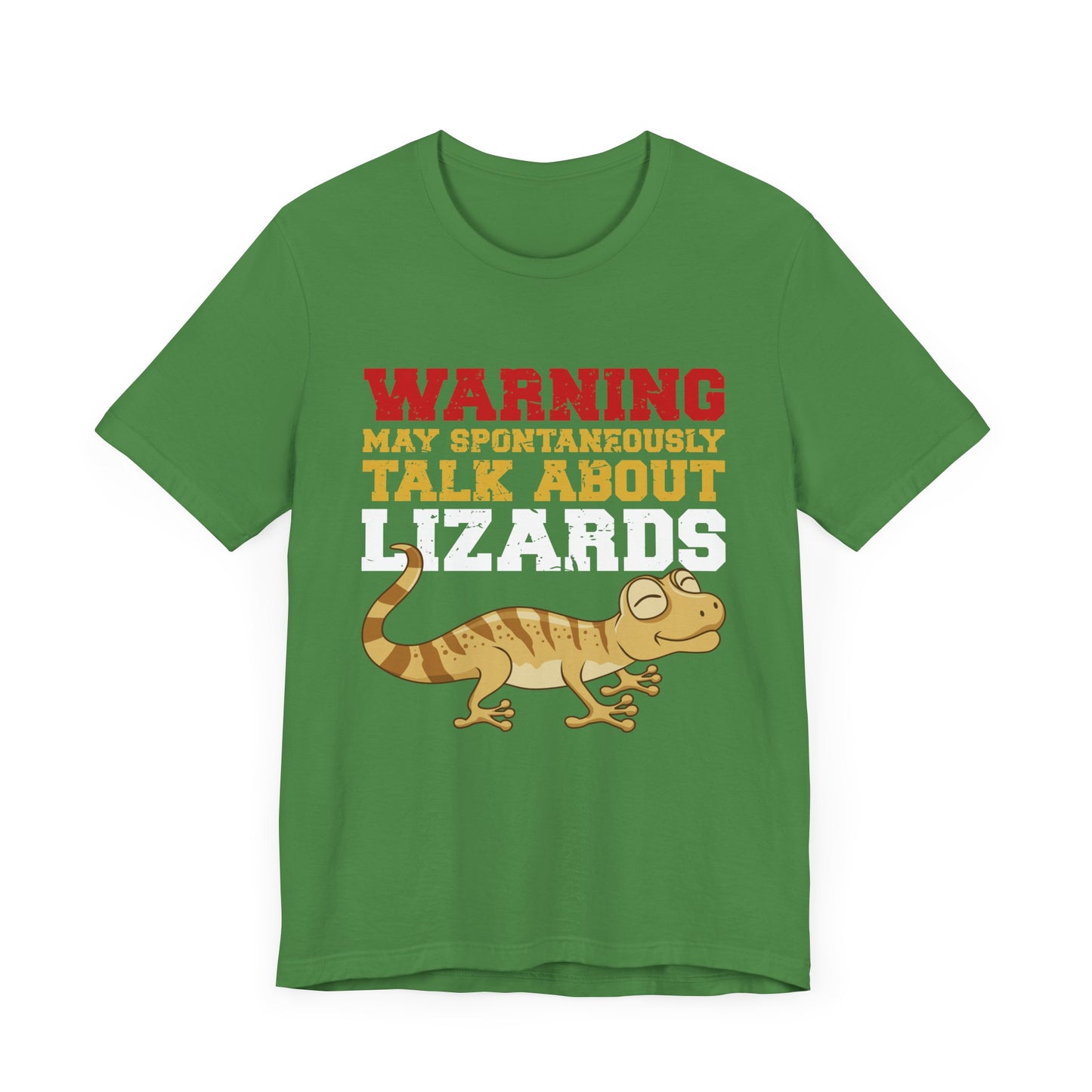 "May Talk About Lizards" Unisex Jersey Tee - Casual Everyday Wear - Great for Reptile Lovers