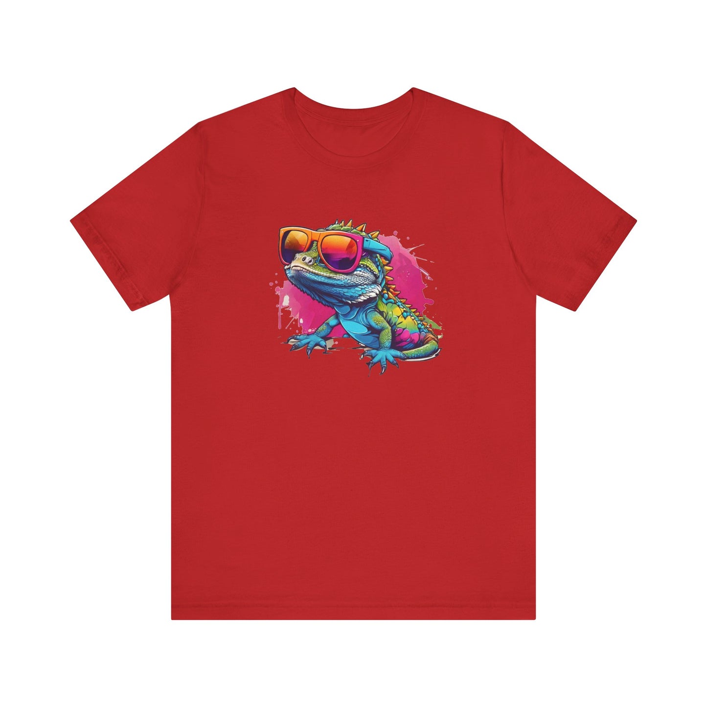 Cool Lizard Unisex Jersey Tee - Casual Everyday Wear - Great for Reptile Lovers