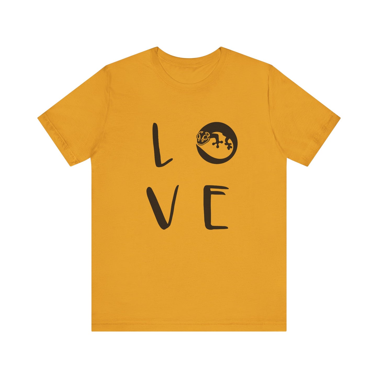 Lizard Love Unisex Jersey Tee - Casual Everyday Wear - Great for Reptile Lovers