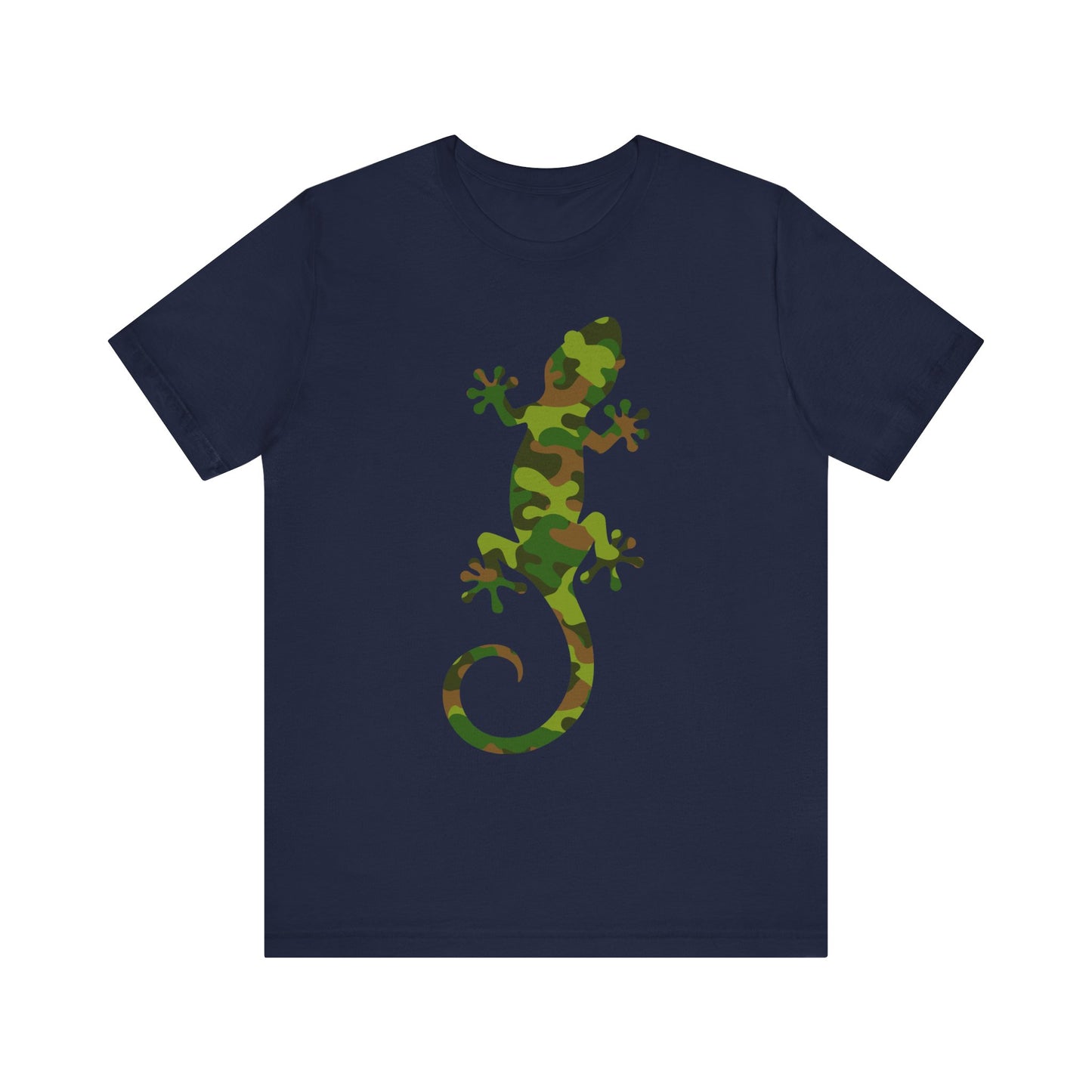 Camo Lizard Unisex Jersey Tee - Casual Everyday Wear - Great for Reptile Lovers