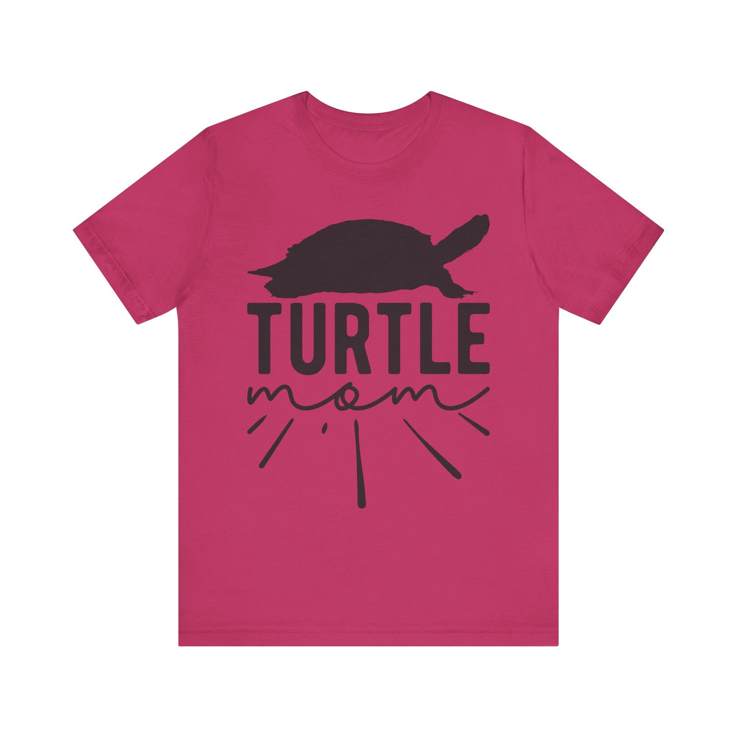 Turtle Mom Unisex Jersey Tee - Casual Everyday Wear - Great for Reptile Lovers