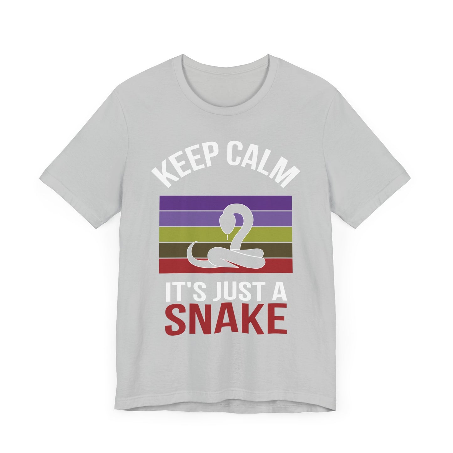 "It's Just a Snake" Unisex Jersey Tee - Casual Everyday Wear - Great for Reptile Lovers