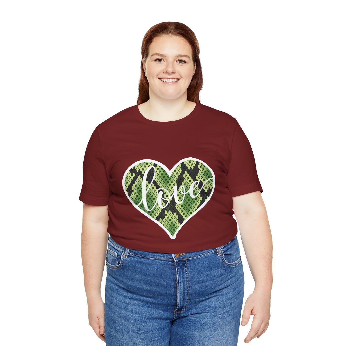 Love Scales Unisex Jersey Tee - Casual Everyday Wear - Great for Reptile Lovers