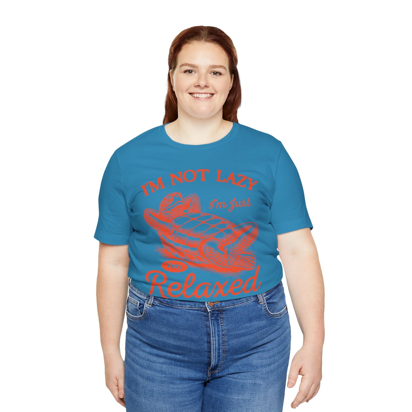 "I'm Not Lazy" Unisex Jersey Tee - Casual Everyday Wear - Great for Reptile Lovers