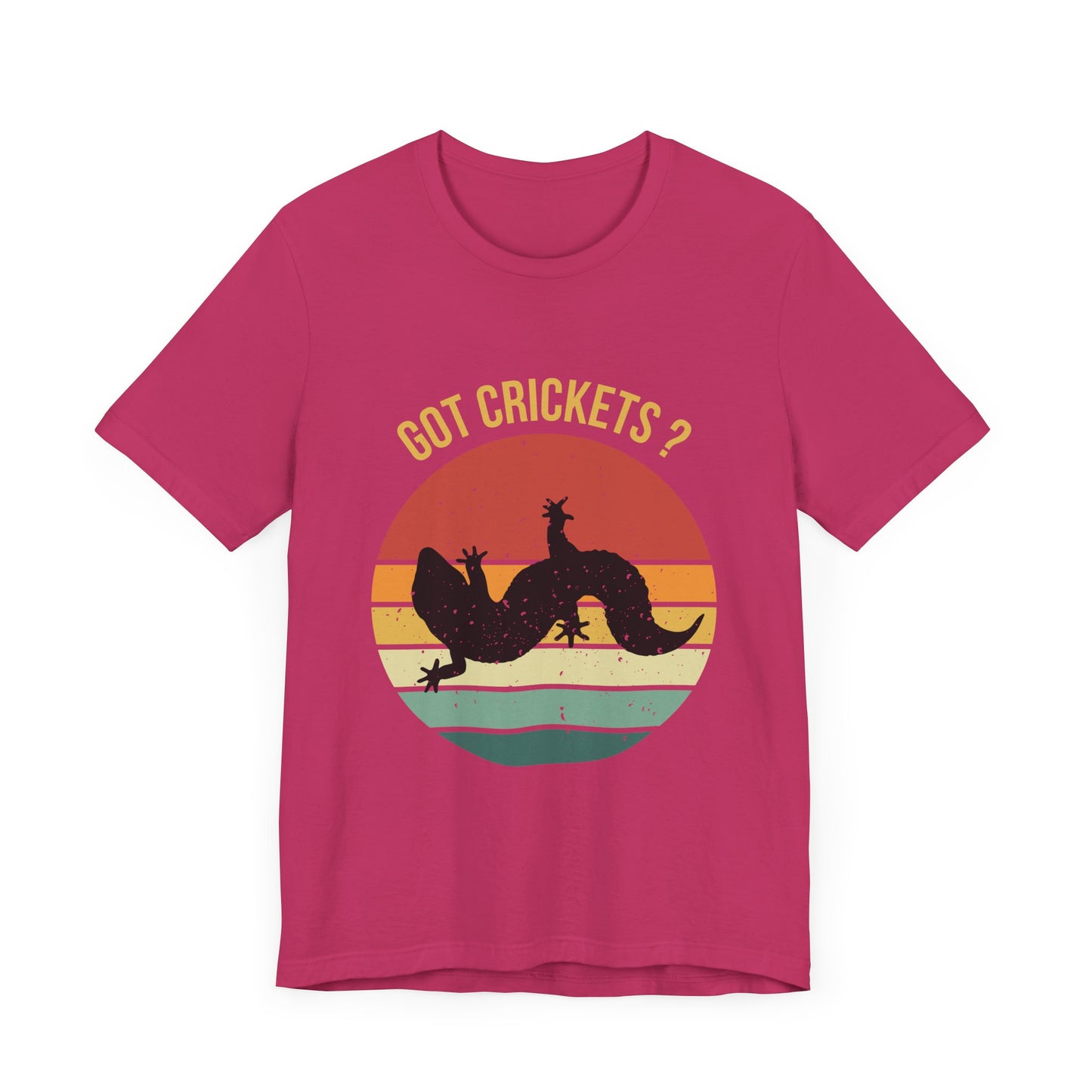 "Got Crickets" Unisex Jersey Tee - Casual Everyday Wear - Great for Reptile Lovers