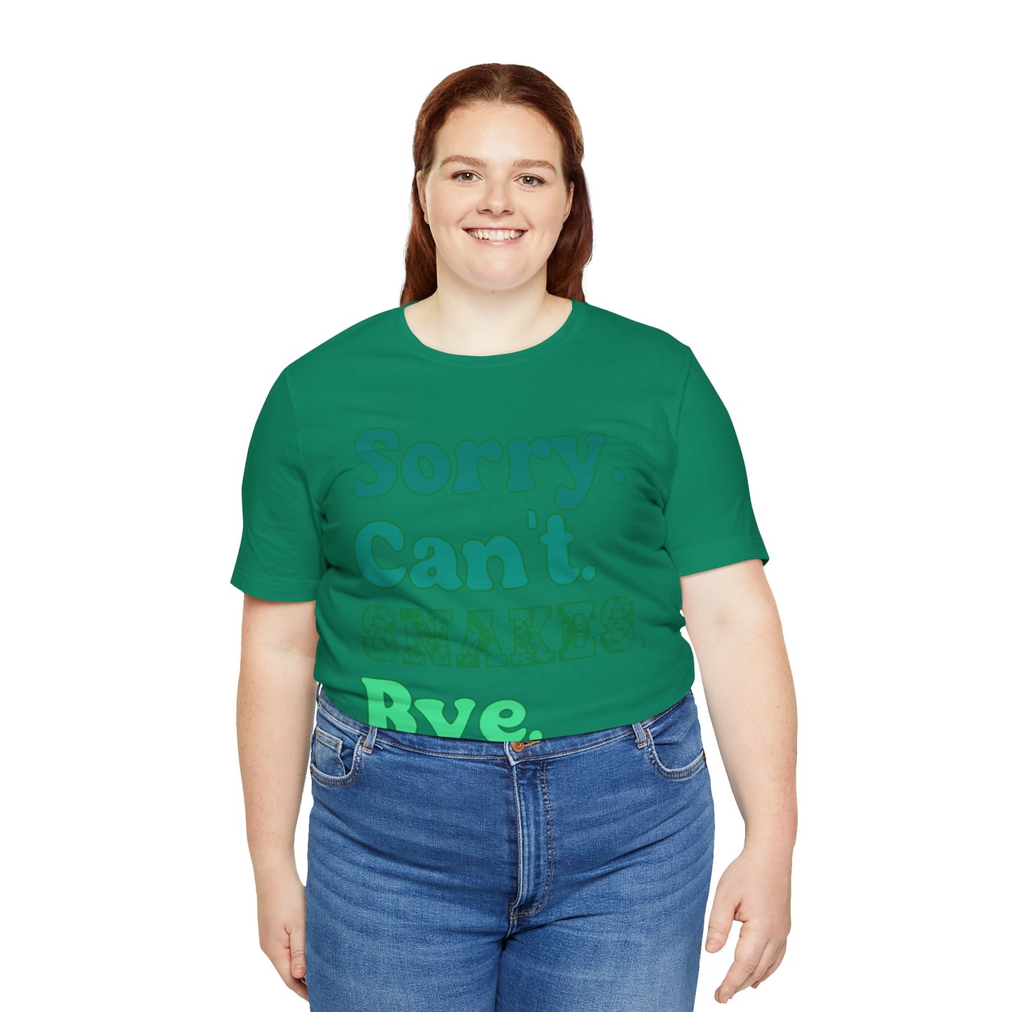 "Sorry Snakes" Unisex Jersey Tee - Casual Everyday Wear - Great for Reptile Lovers