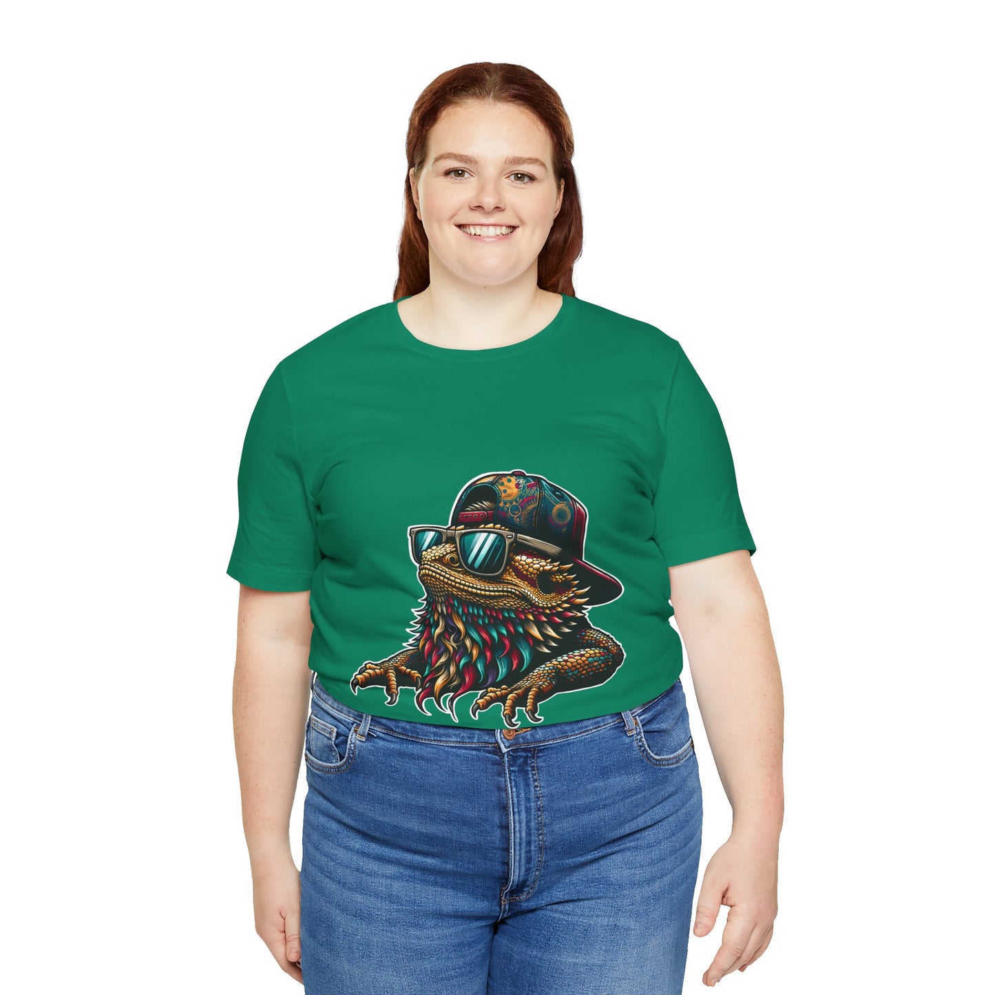 Stylin' Beardie Unisex Jersey Tee - Casual Everyday Wear - Great for Reptile Lovers