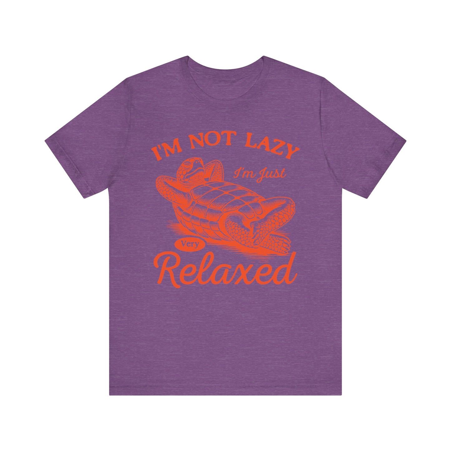 "I'm Not Lazy" Unisex Jersey Tee - Casual Everyday Wear - Great for Reptile Lovers