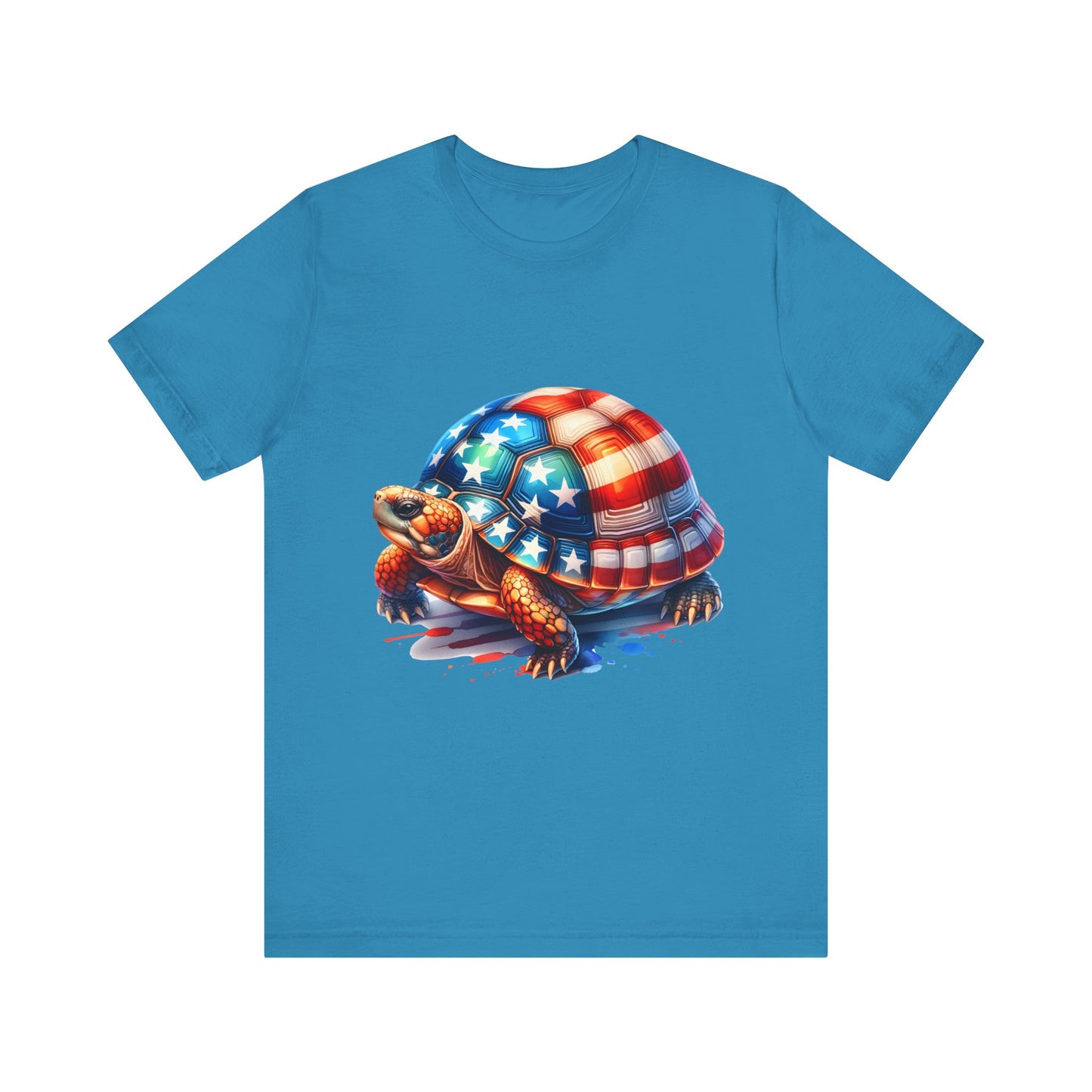 American Turtle Unisex Jersey Tee - Casual Everyday Wear - Great for Reptile Lovers