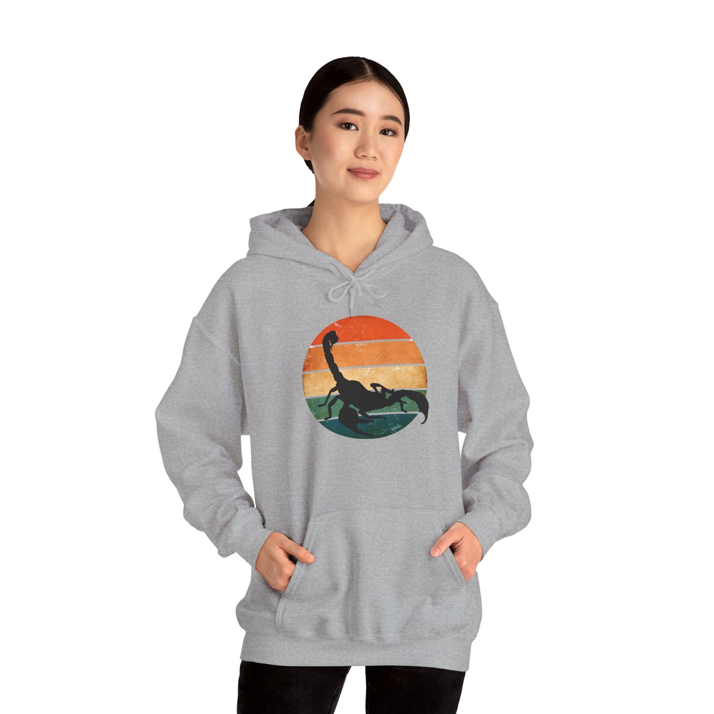 Scorpion Unisex Hooded Sweatshirt with Bold Print - Great for Reptile Lovers