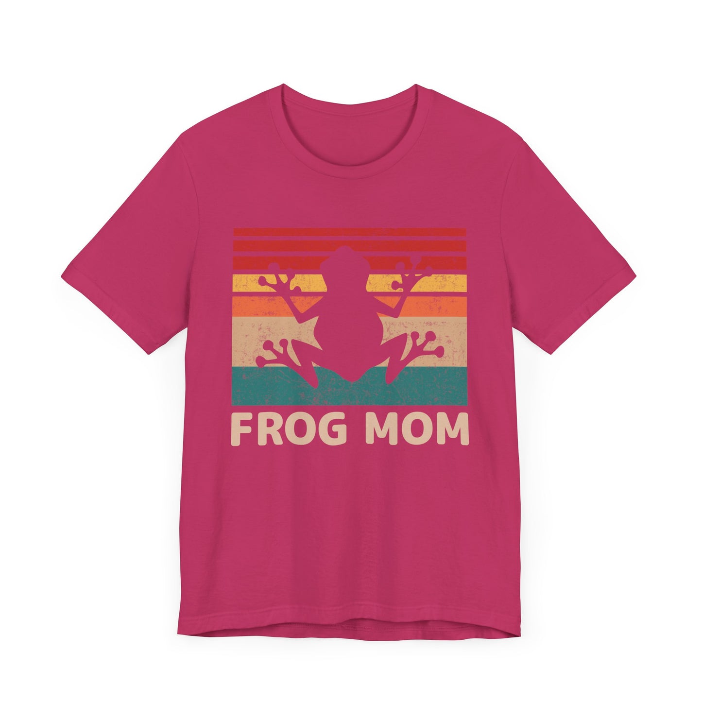 "Frog Mom" Unisex Jersey Tee - Casual Everyday Wear - Great for Reptile Lovers