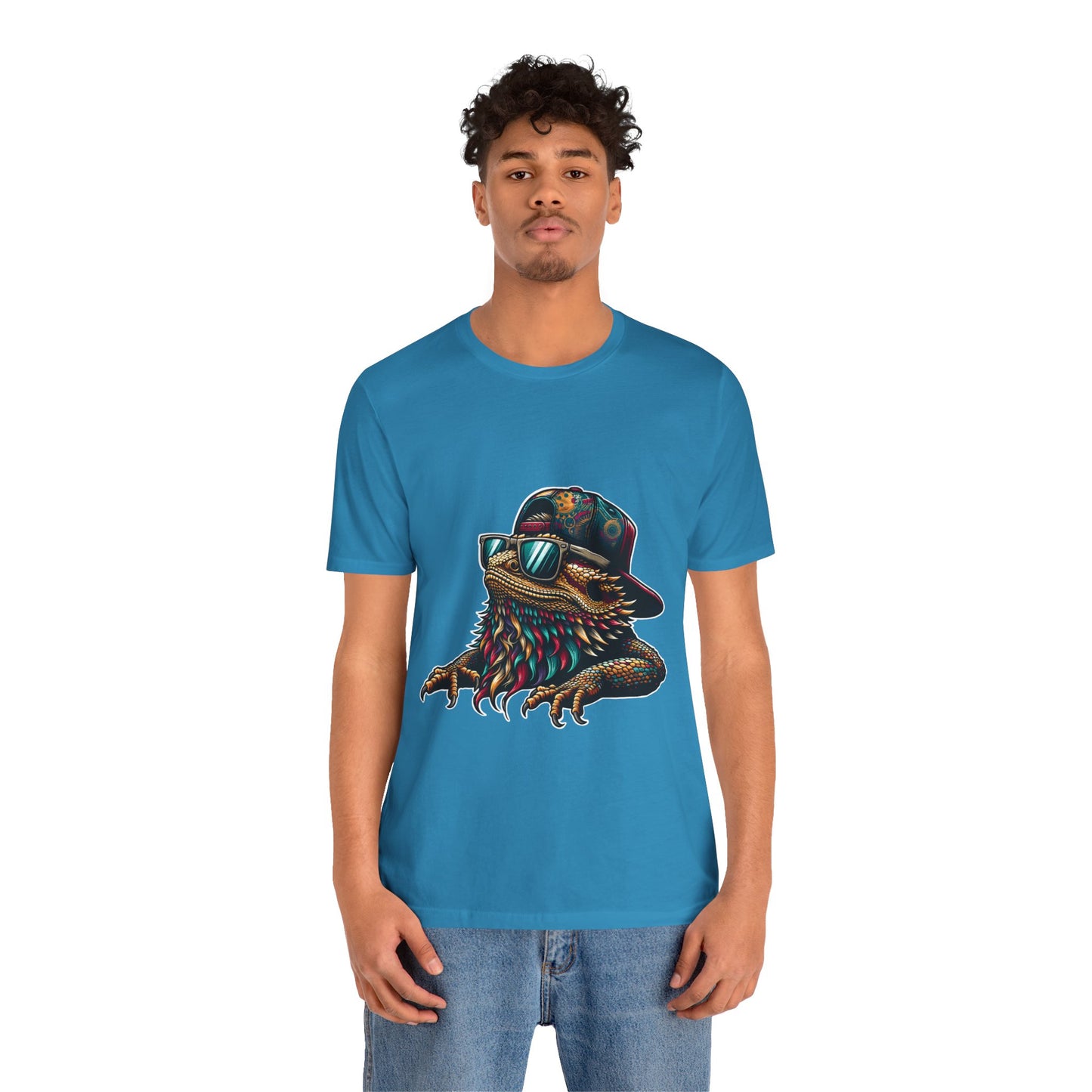 Stylin' Beardie Unisex Jersey Tee - Casual Everyday Wear - Great for Reptile Lovers