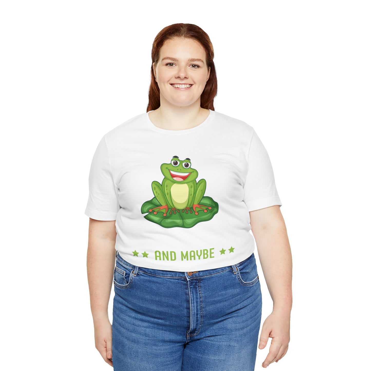 "Frogs and Maybe 3 People" Unisex Jersey Tee - Casual Everyday Wear - Great for Frog Lovers