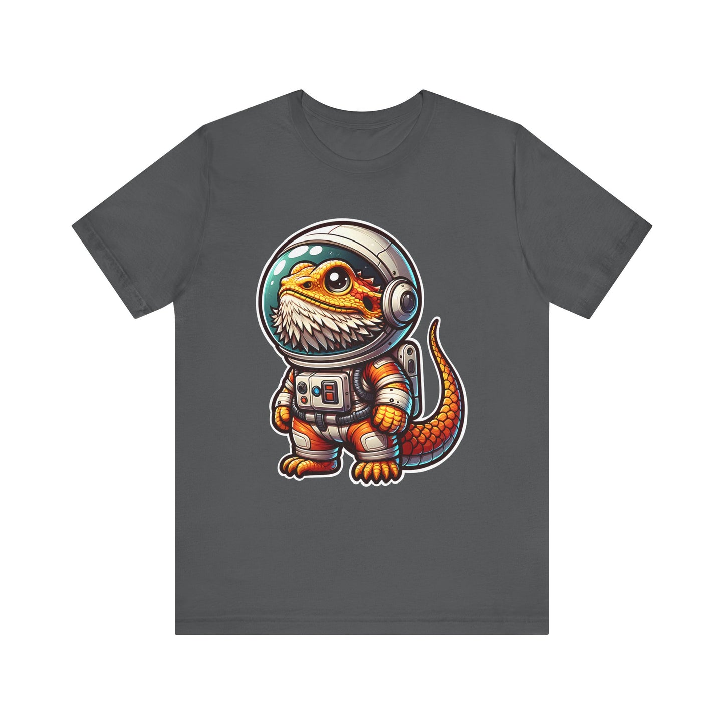 Space Beardie Unisex Jersey Tee - Casual Everyday Wear - Great for Reptile Lovers