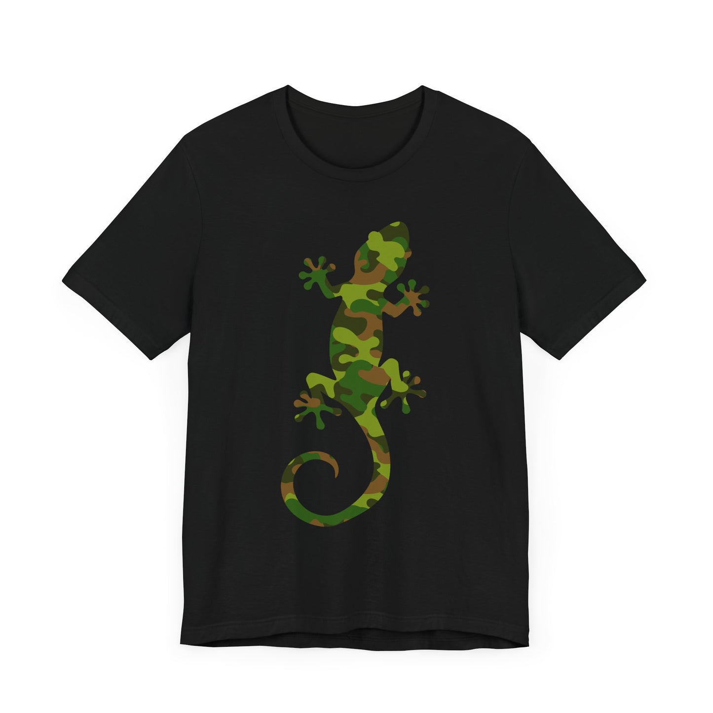 Camo Lizard Unisex Jersey Tee - Casual Everyday Wear - Great for Reptile Lovers