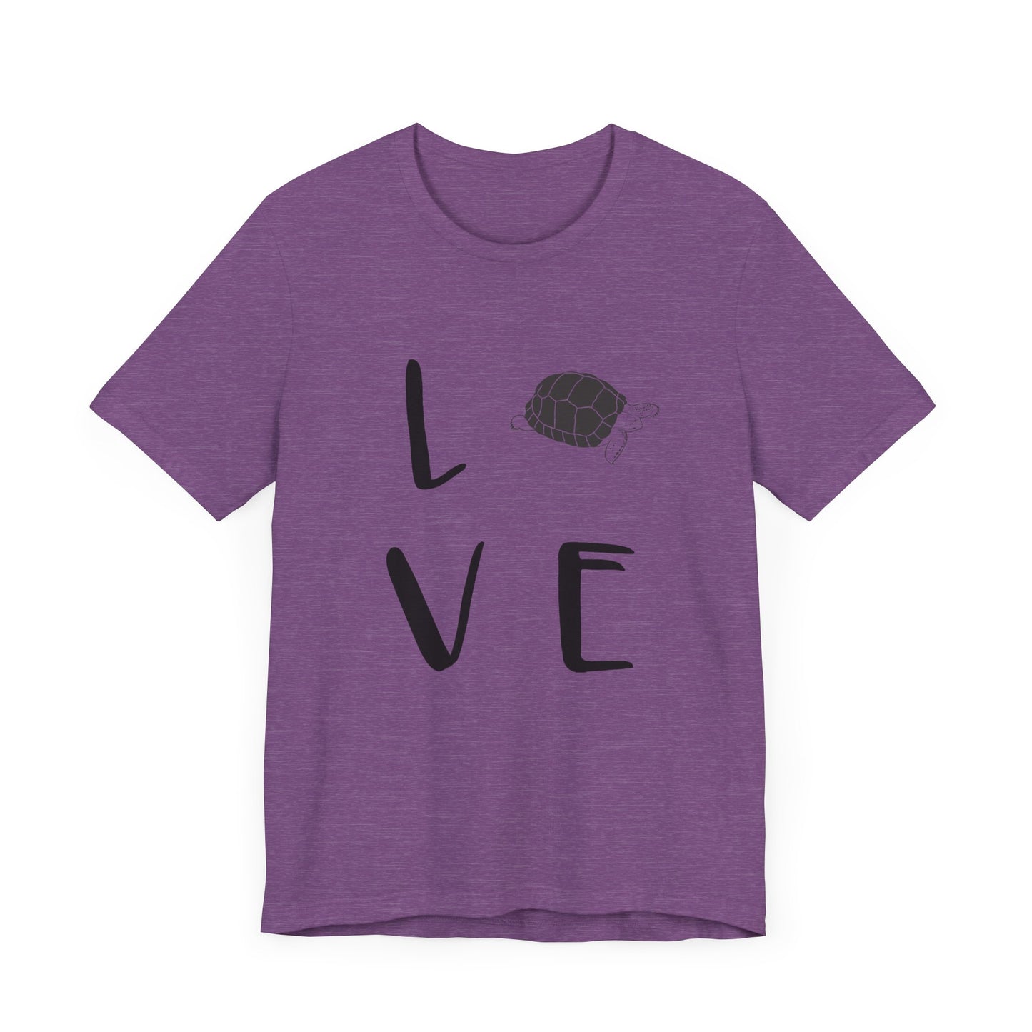 Tortoise Love Unisex Jersey Tee - Casual Everyday Wear - Great for Reptile Lovers