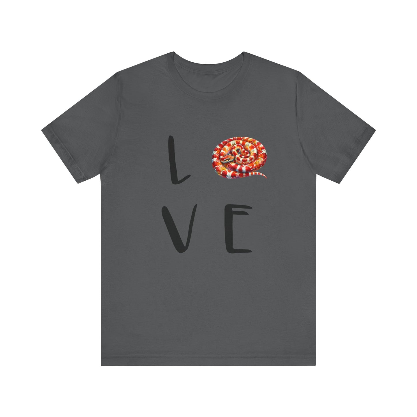 Corn Snake Love Unisex Jersey Tee - Casual Everyday Wear - Great for Reptile Lovers