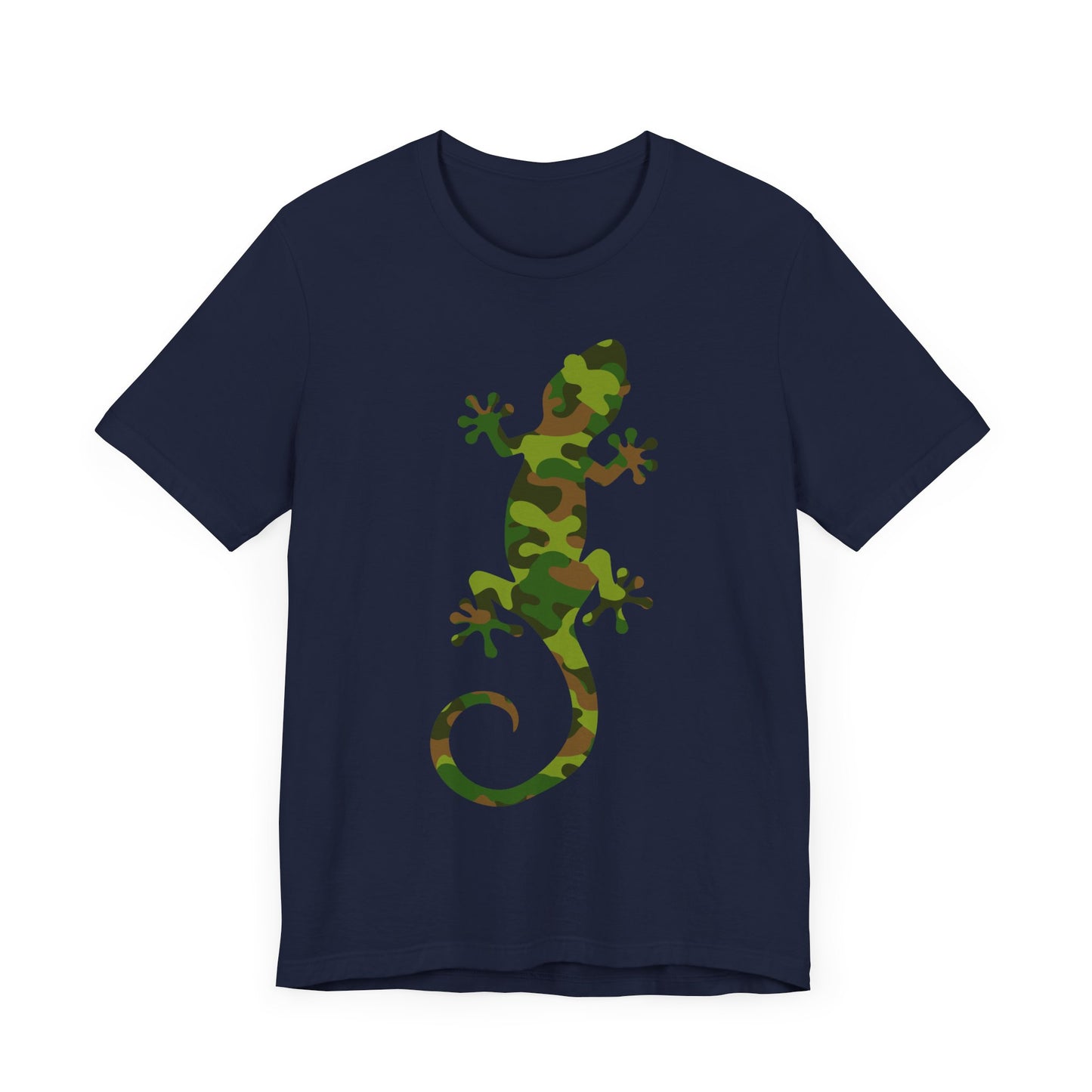Camo Lizard Unisex Jersey Tee - Casual Everyday Wear - Great for Reptile Lovers