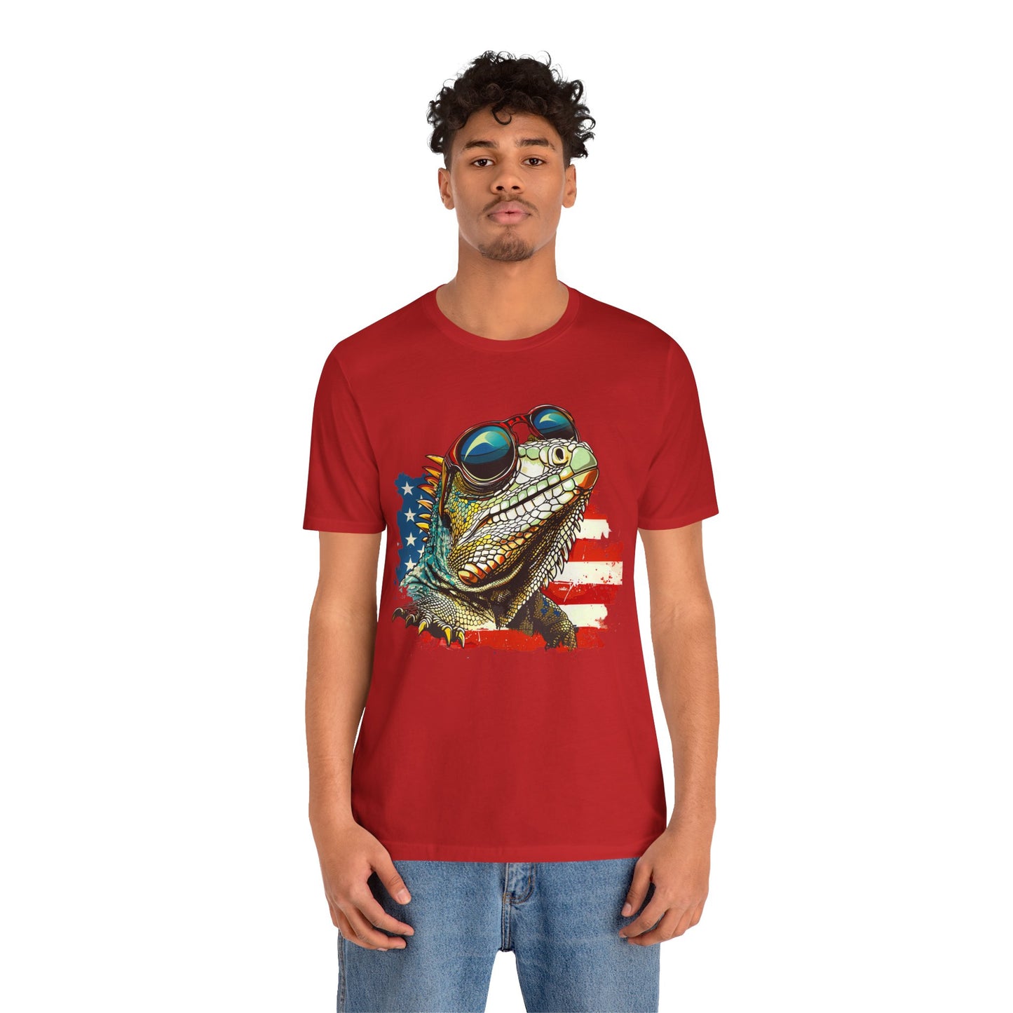 Cool Iguana Unisex Jersey Tee - Casual Everyday Wear - Great for Reptile Lovers