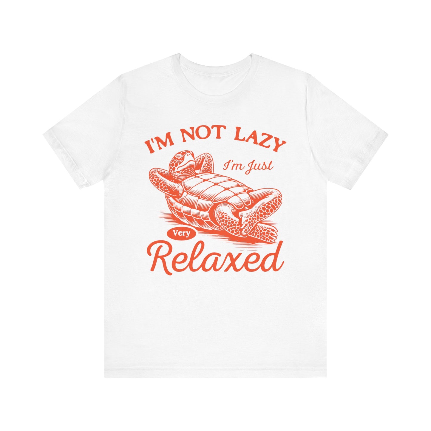 "I'm Not Lazy" Unisex Jersey Tee - Casual Everyday Wear - Great for Reptile Lovers