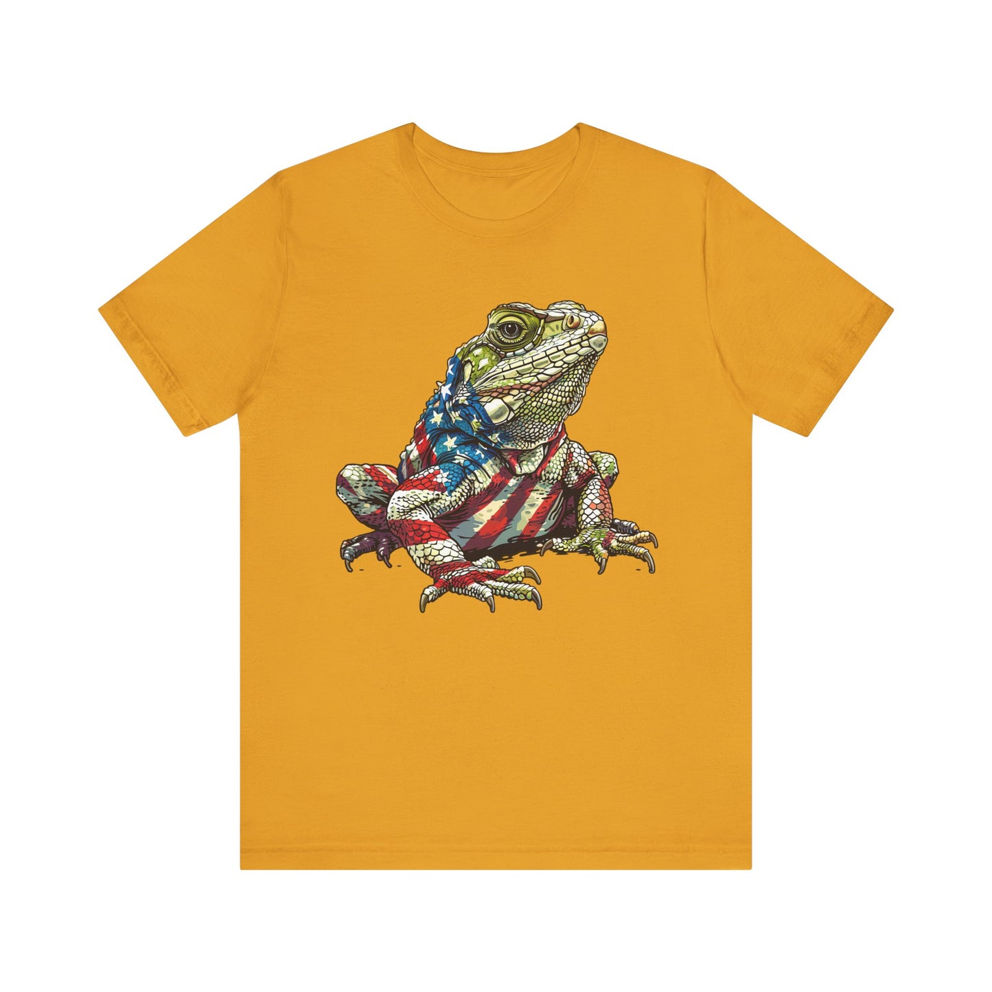American Iquana Unisex Jersey Tee - Casual Everyday Wear - Great for Reptile Lovers
