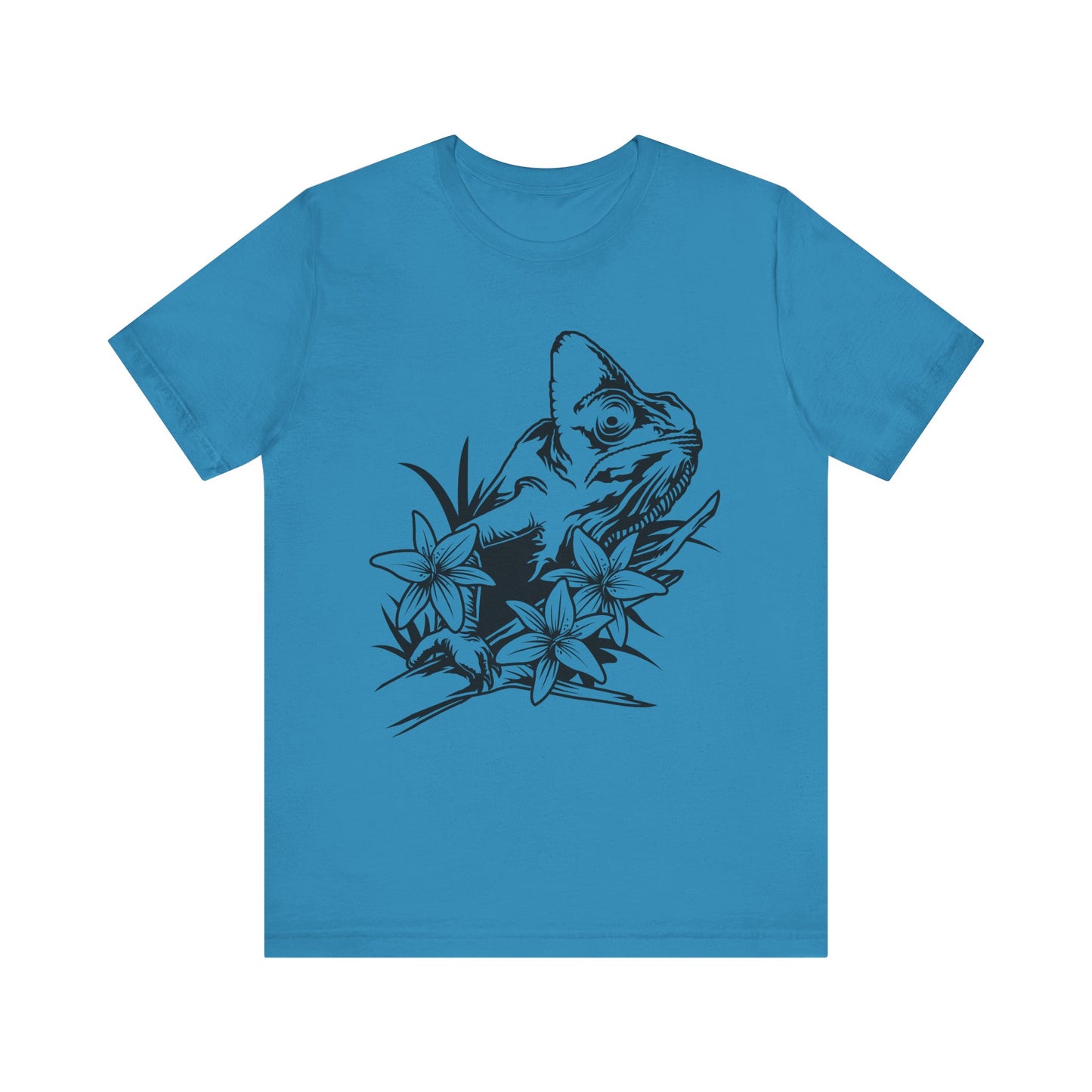 Chameleon Unisex Jersey Tee - Casual Everyday Wear - Great for Reptile Lovers
