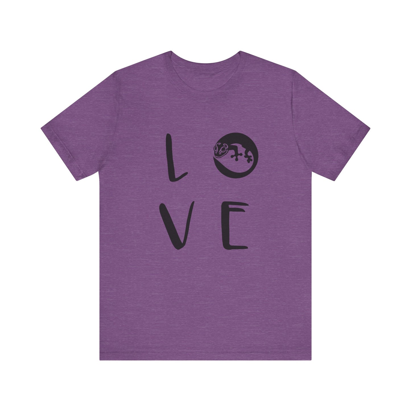Lizard Love Unisex Jersey Tee - Casual Everyday Wear - Great for Reptile Lovers