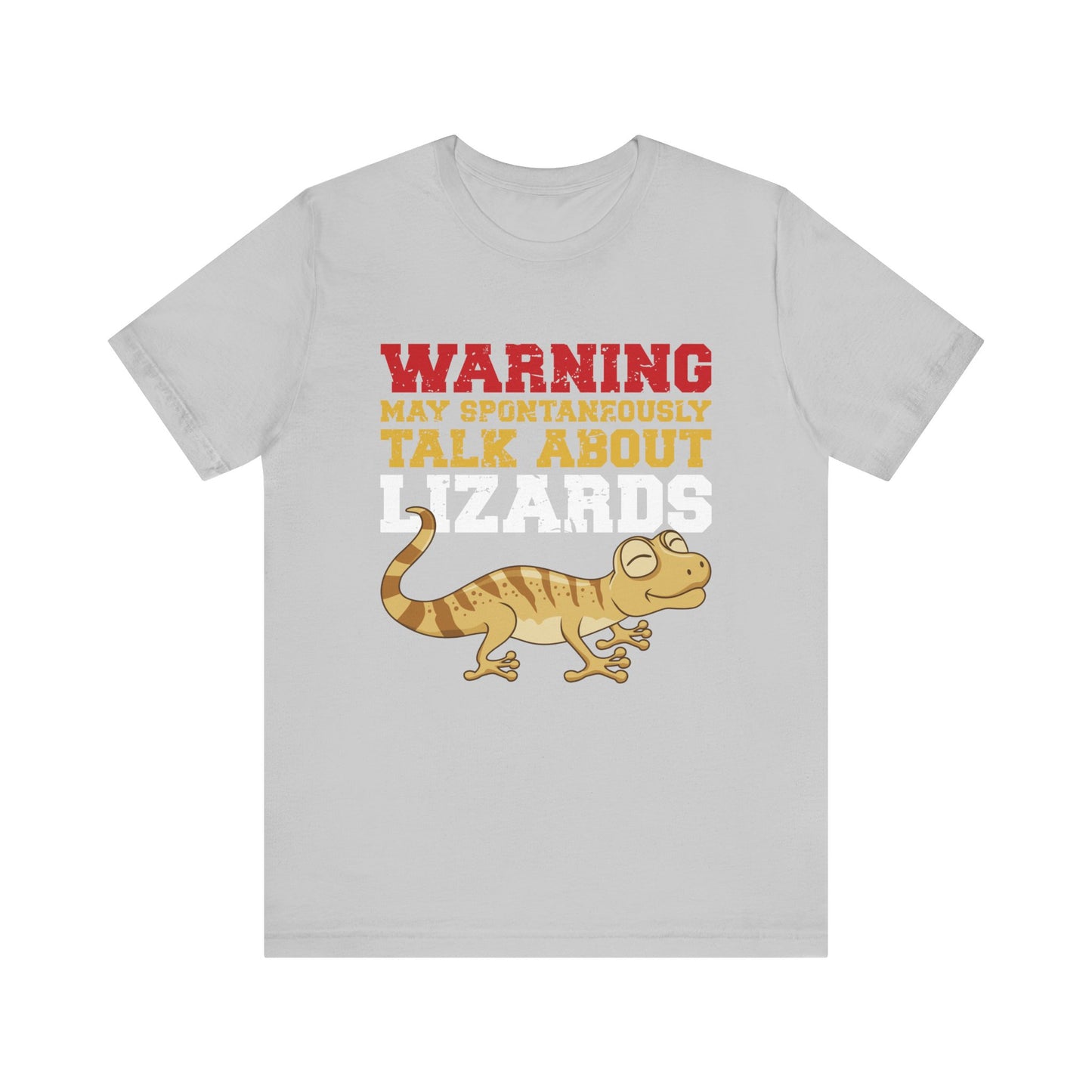"May Talk About Lizards" Unisex Jersey Tee - Casual Everyday Wear - Great for Reptile Lovers