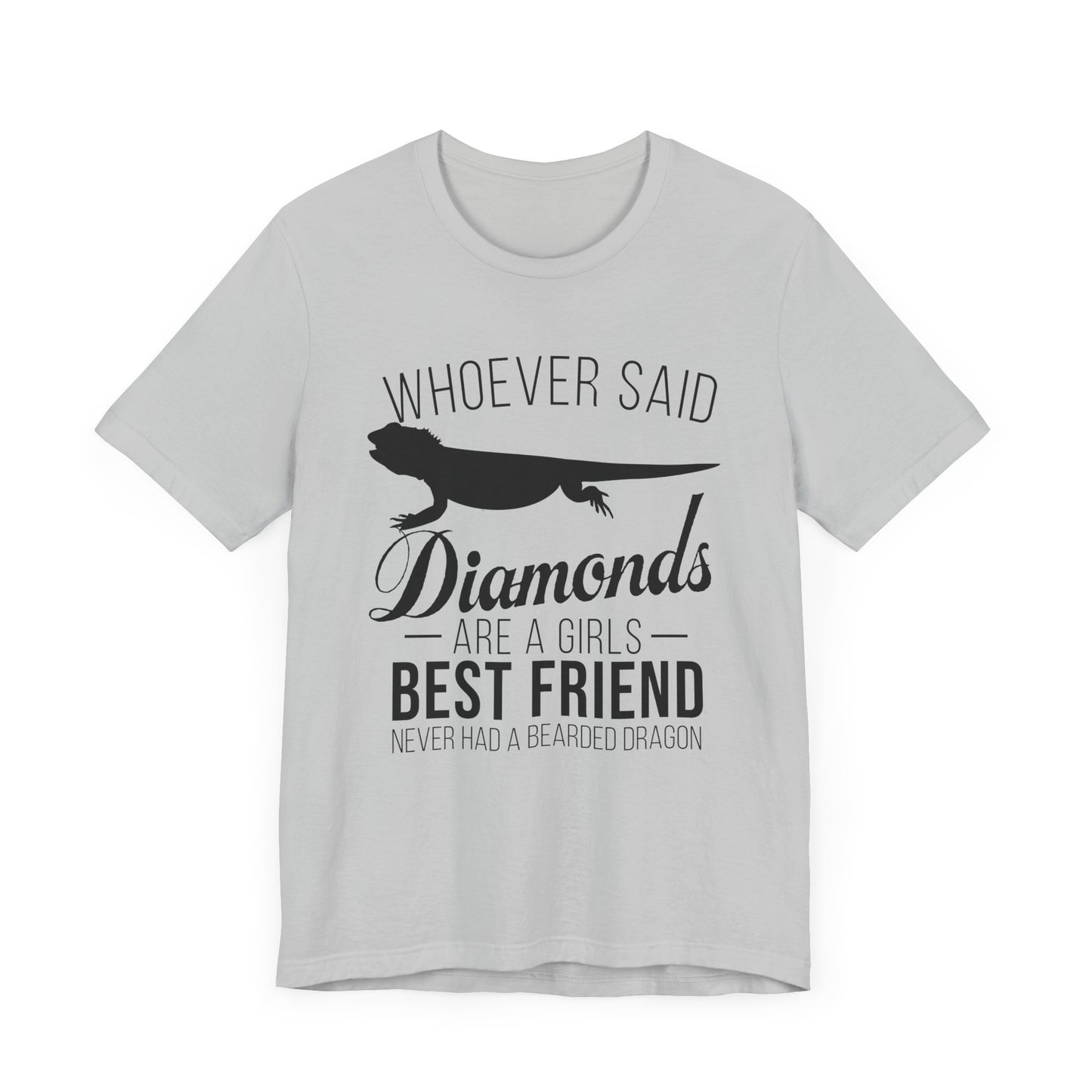 Dragons Are a Girl's Best Friend Unisex Jersey Tee - Casual Everyday Wear - Great for Reptile Lovers