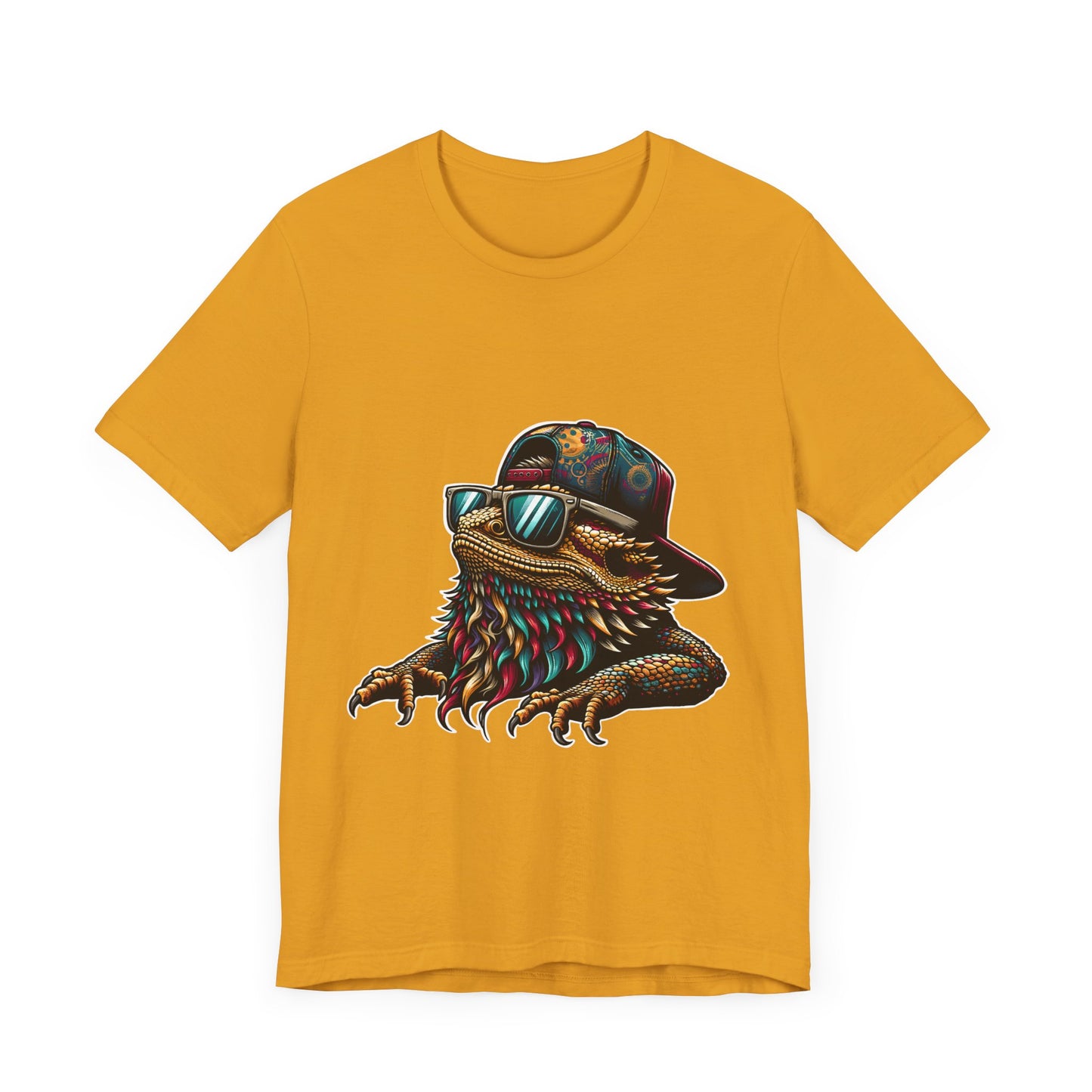 Stylin' Beardie Unisex Jersey Tee - Casual Everyday Wear - Great for Reptile Lovers